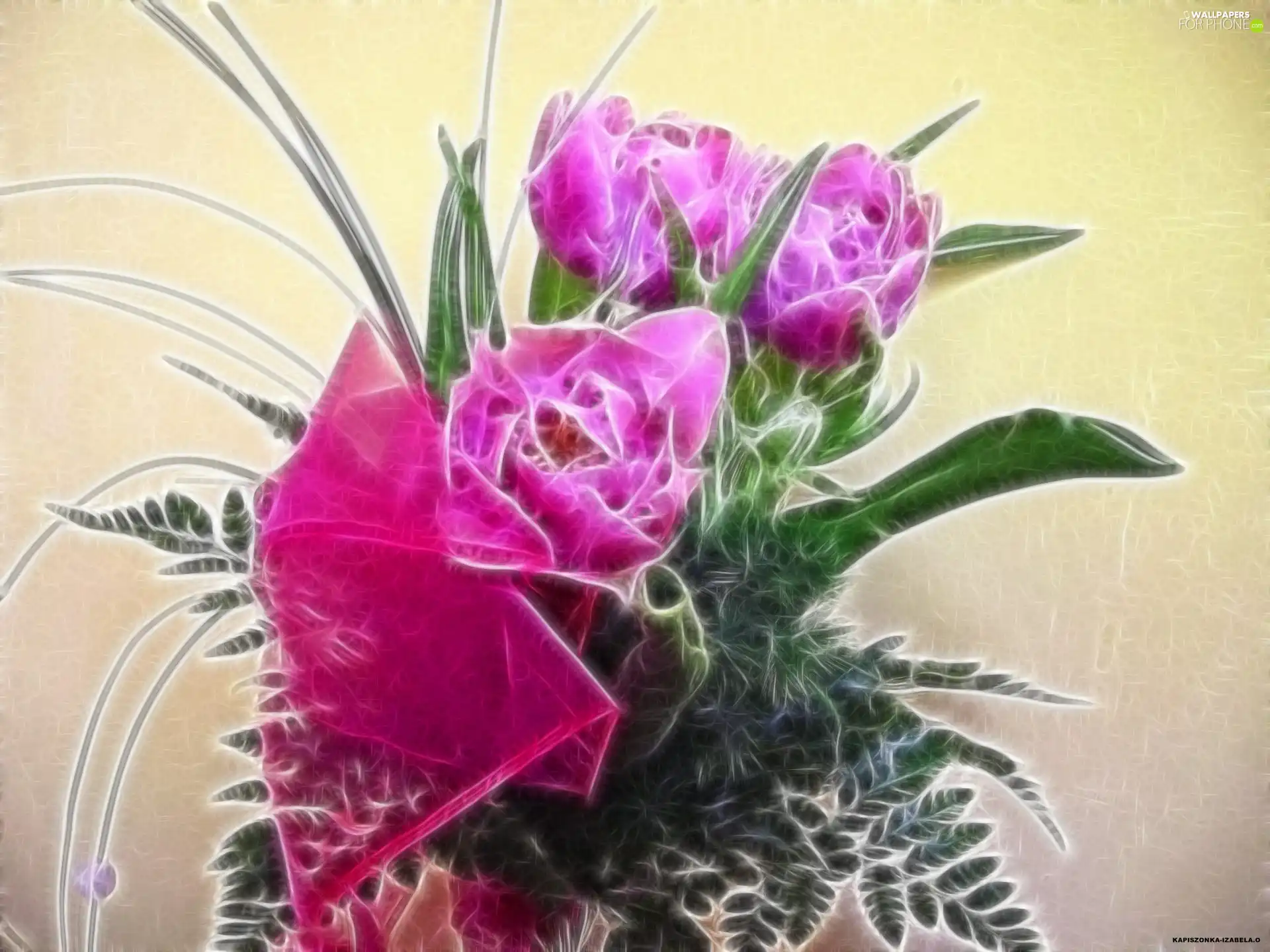 purple, adoption, Fractalius, Tulips