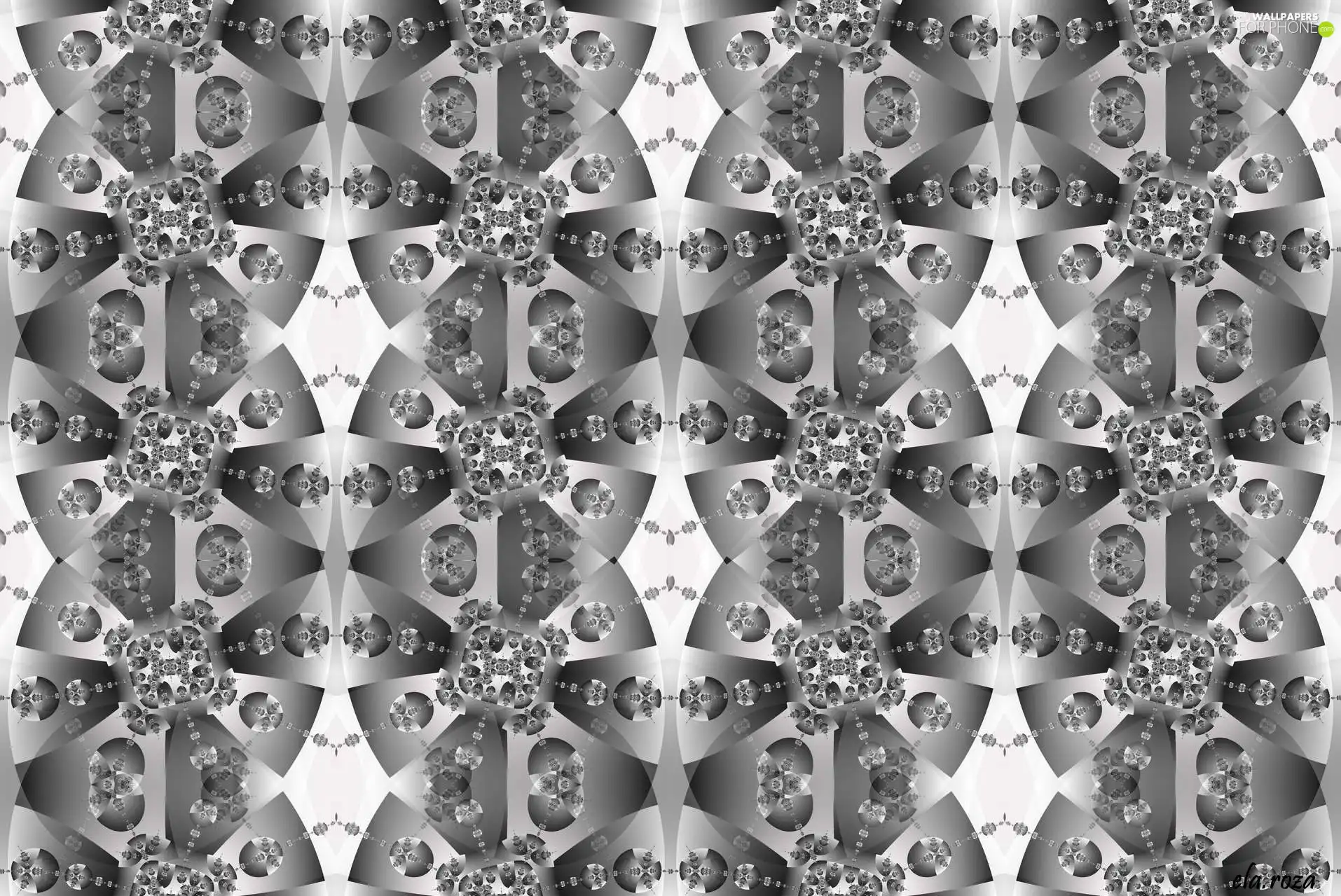fractals, Grey, patterns
