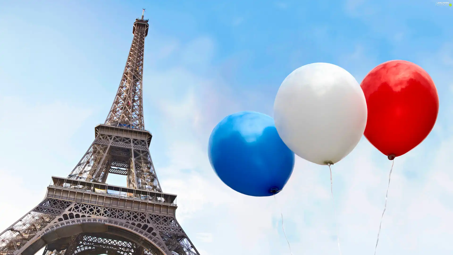 Balloons, Eiffla Tower, France