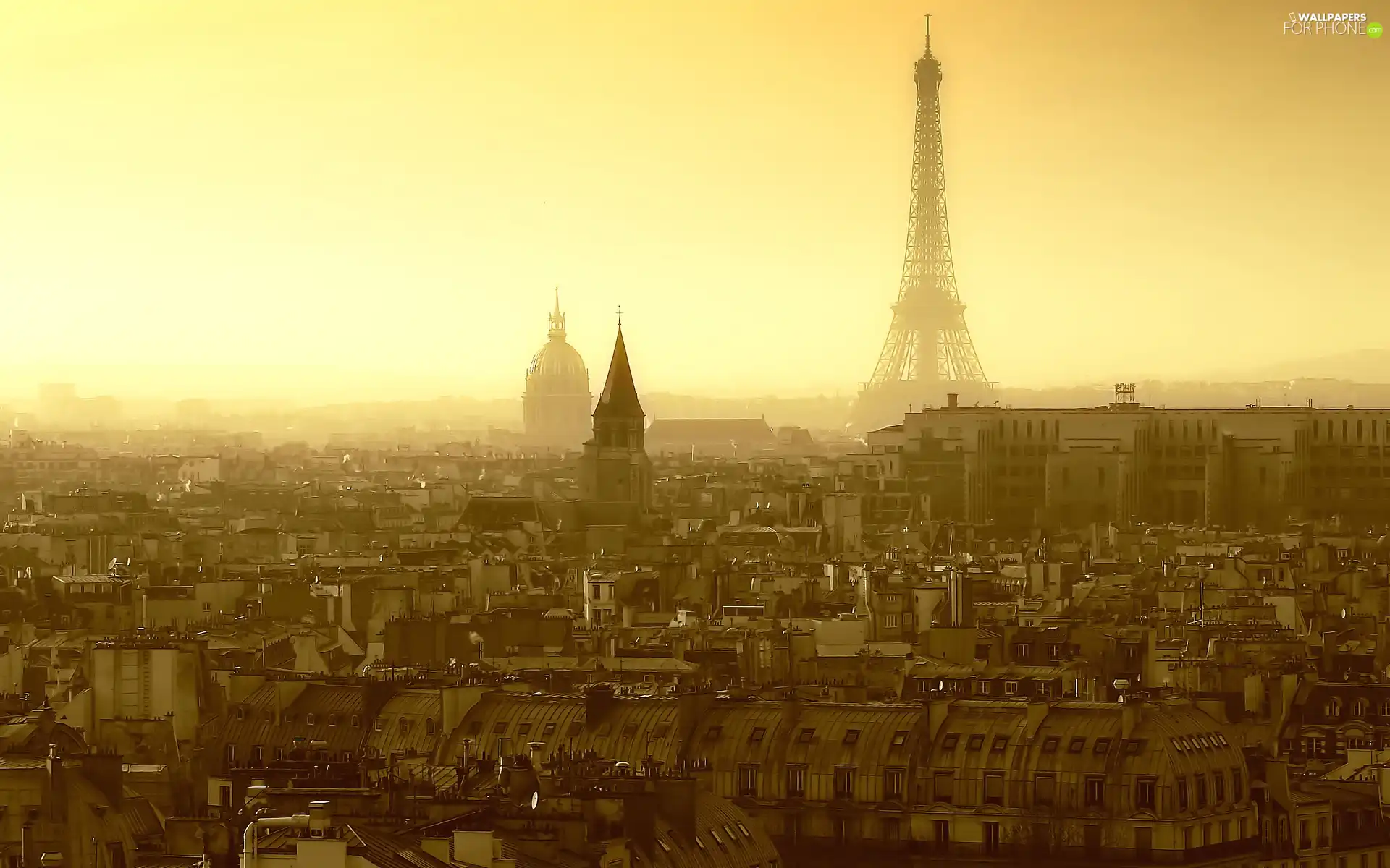 Town, Eiffla Tower, France