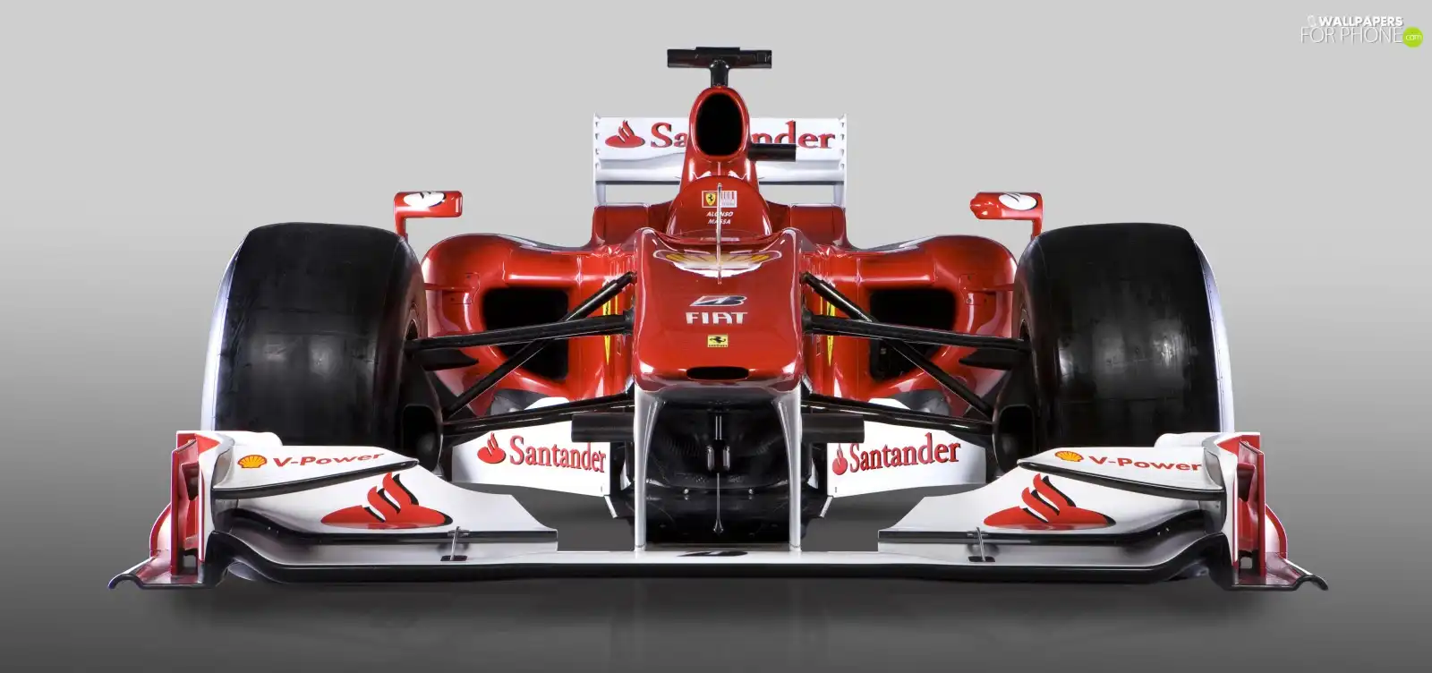 F1, Ferrari, Front, Santander