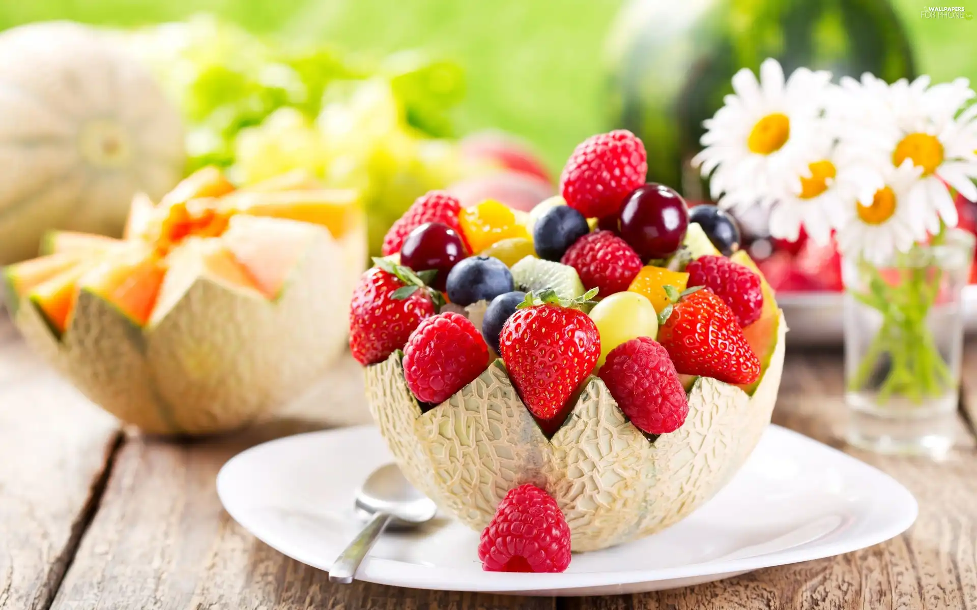 fruit, dessert, Salad