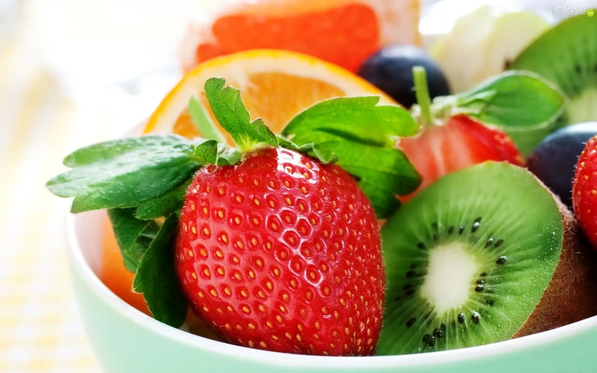 salad, fruit