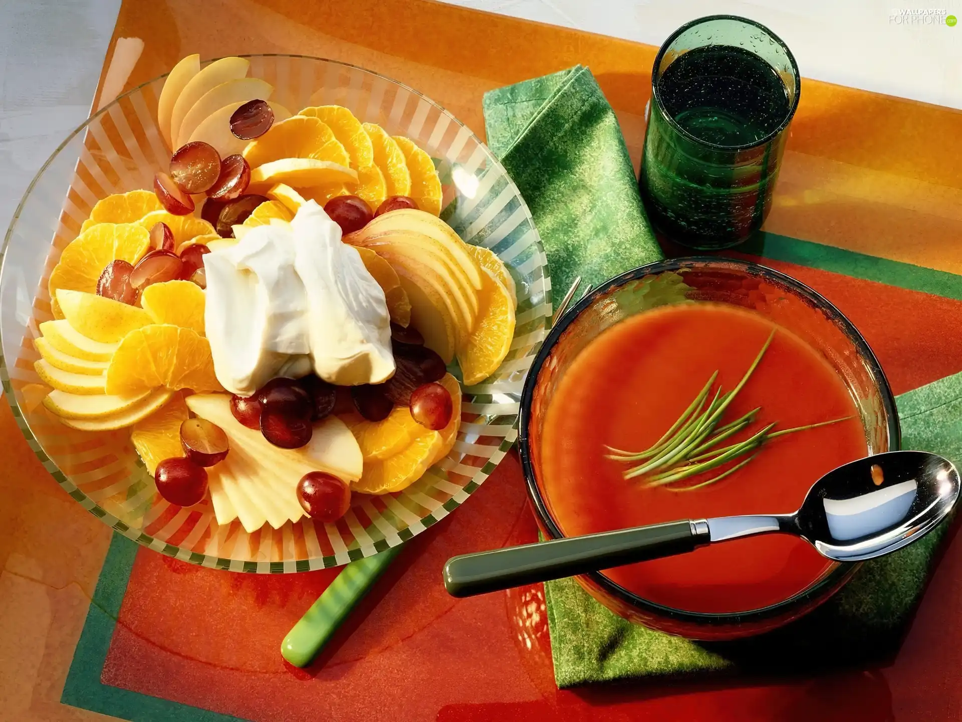 soup, cut, Fruits, tomato