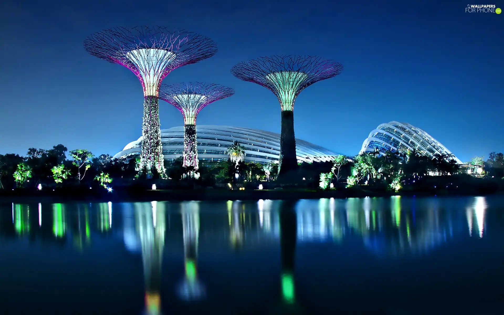 futuristic, Singapur, Garden