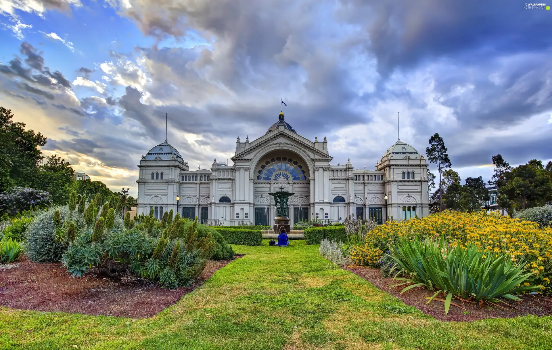 Australia, Castle, Garden, Melbourne