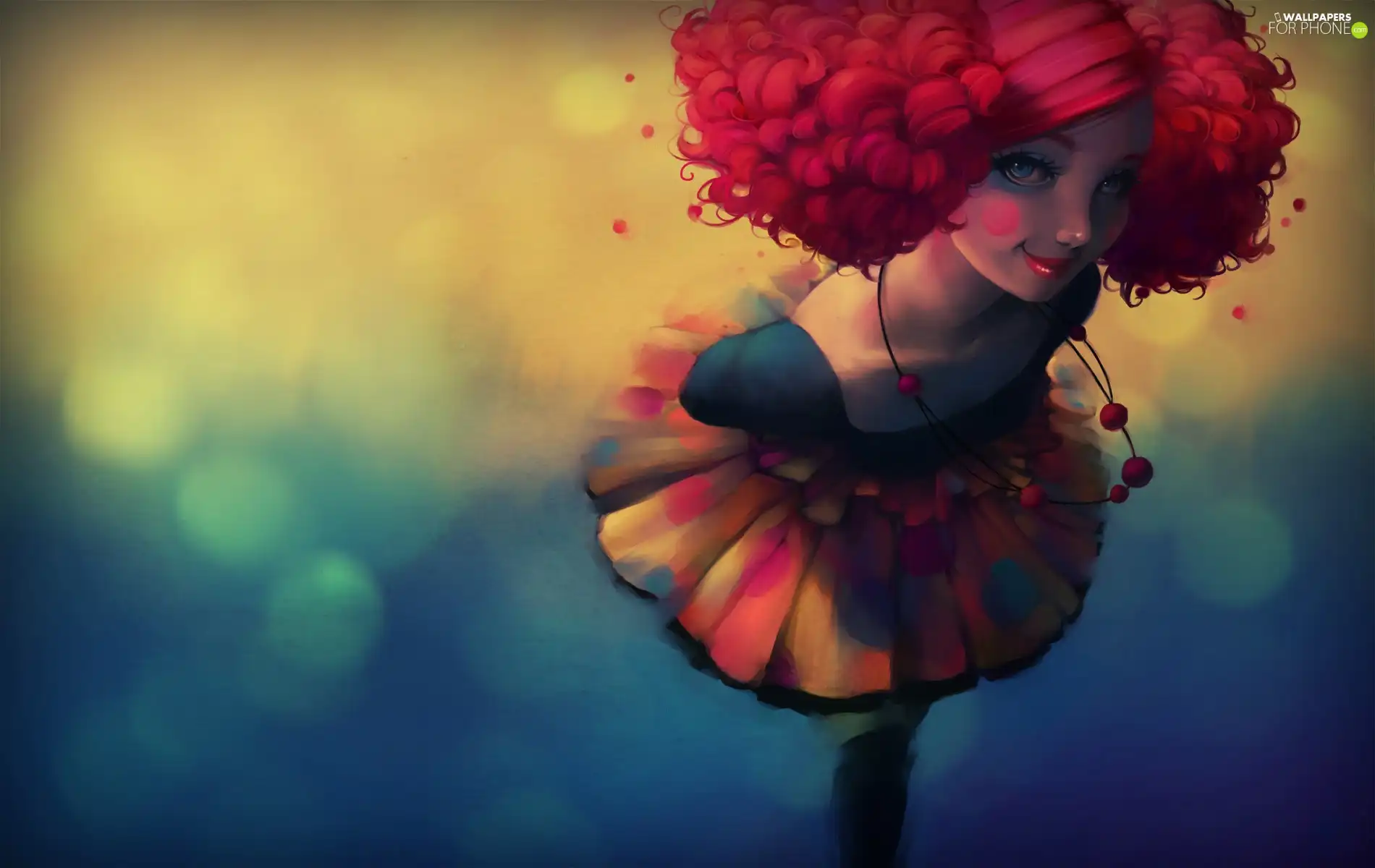 Cheerful, girl