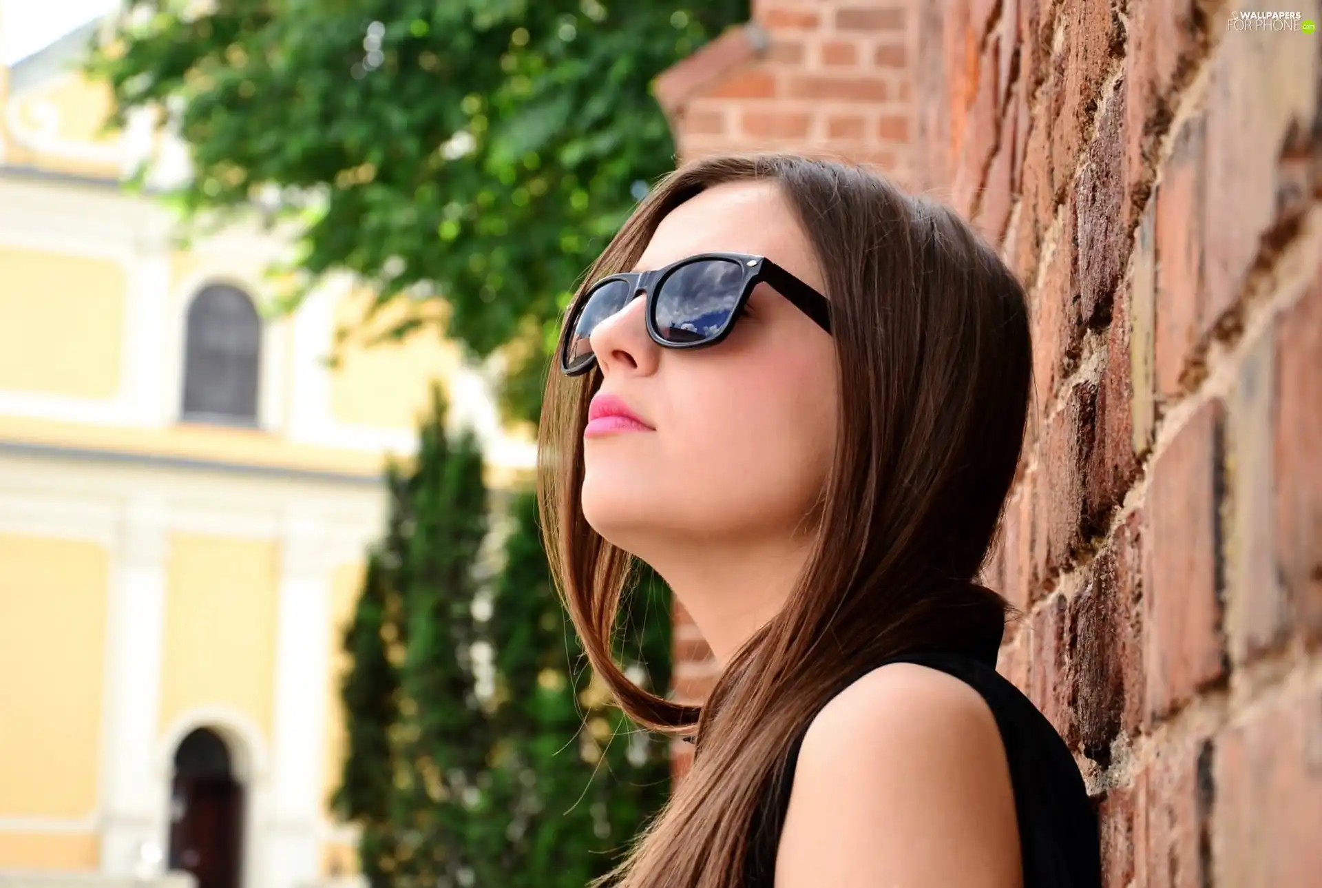 Glasses, Women, brunette