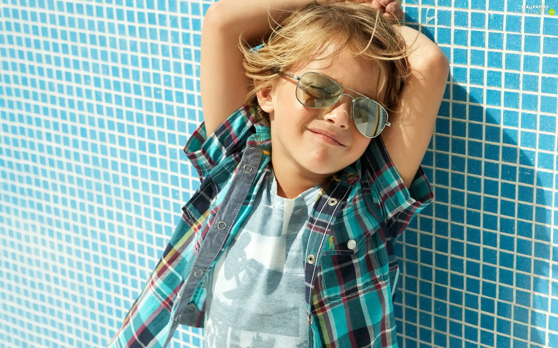 Glasses, boy, shirt