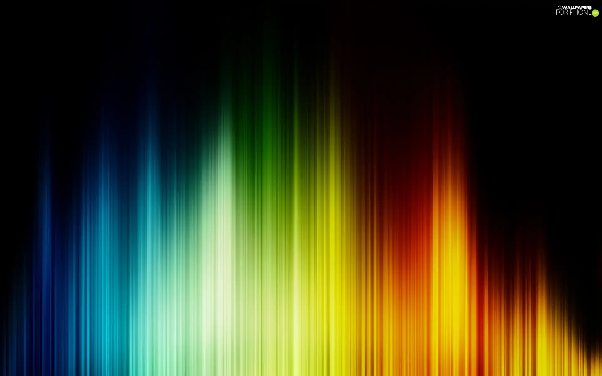 glow, rainbow, Flames
