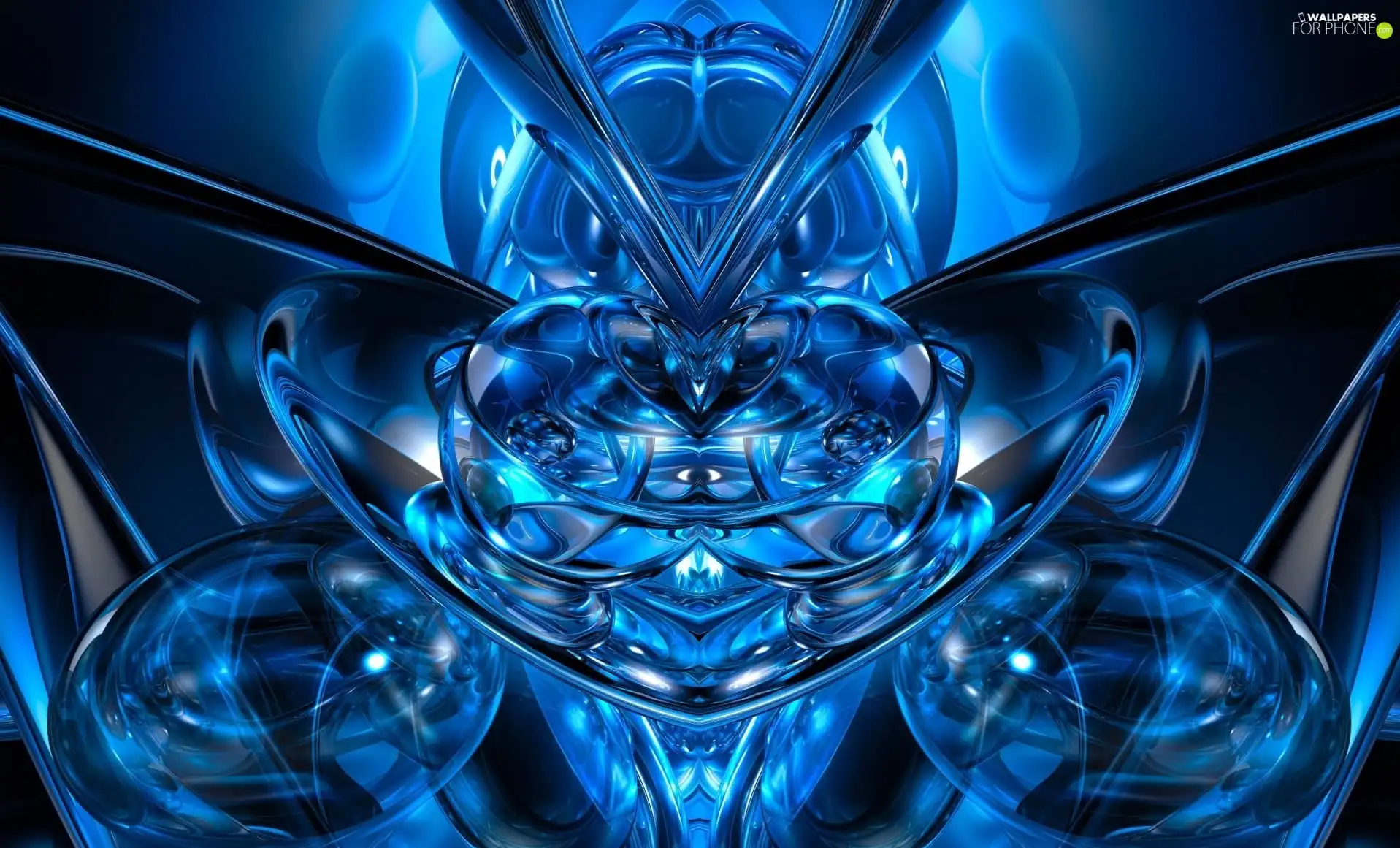 graphics, Blue, abstraction