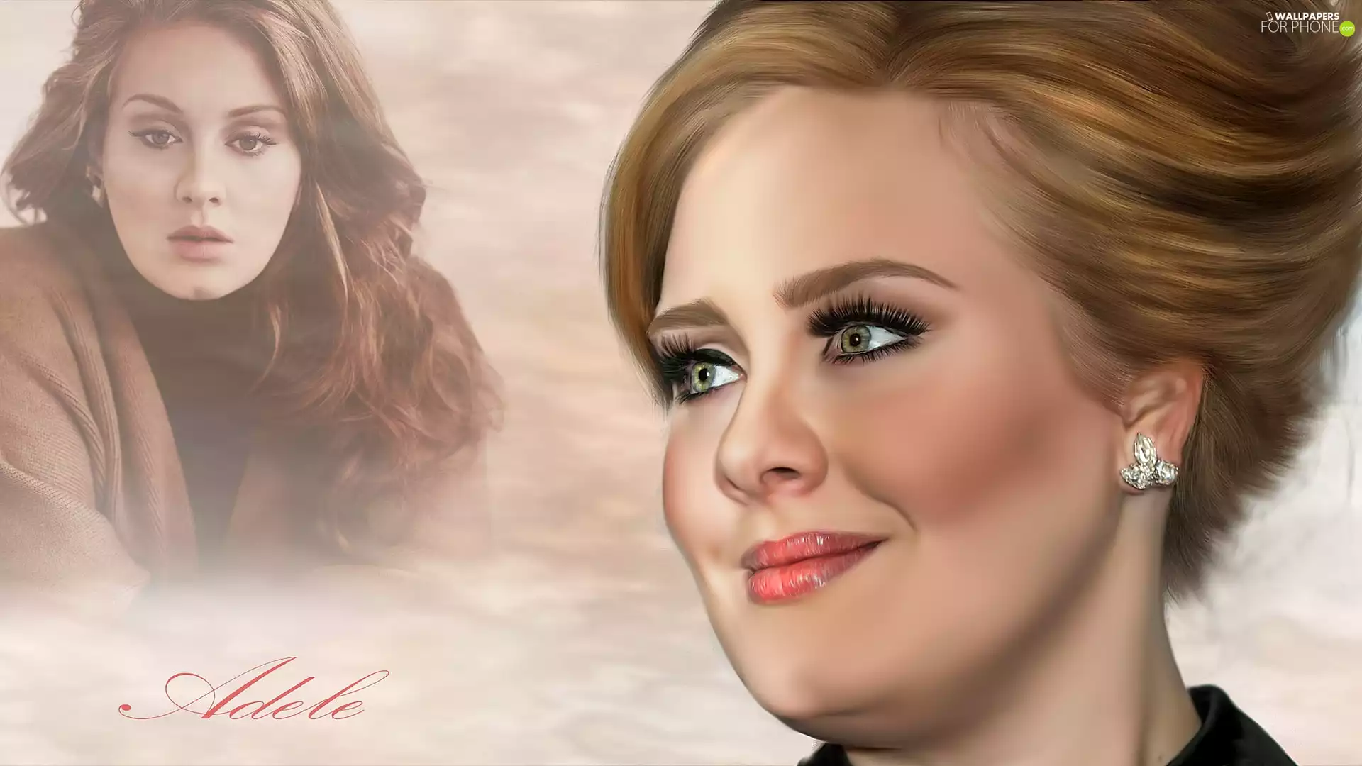 graphics, songster, Adele