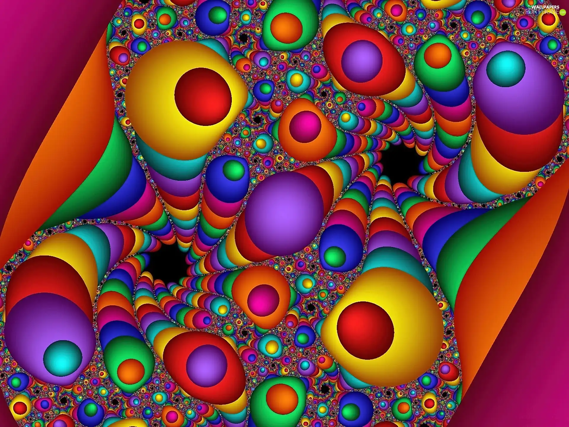 Kaleidoscope, abstraction, graphics, colors