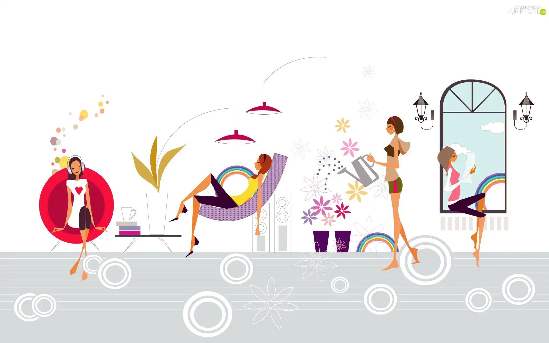 graphics, Womens, resting