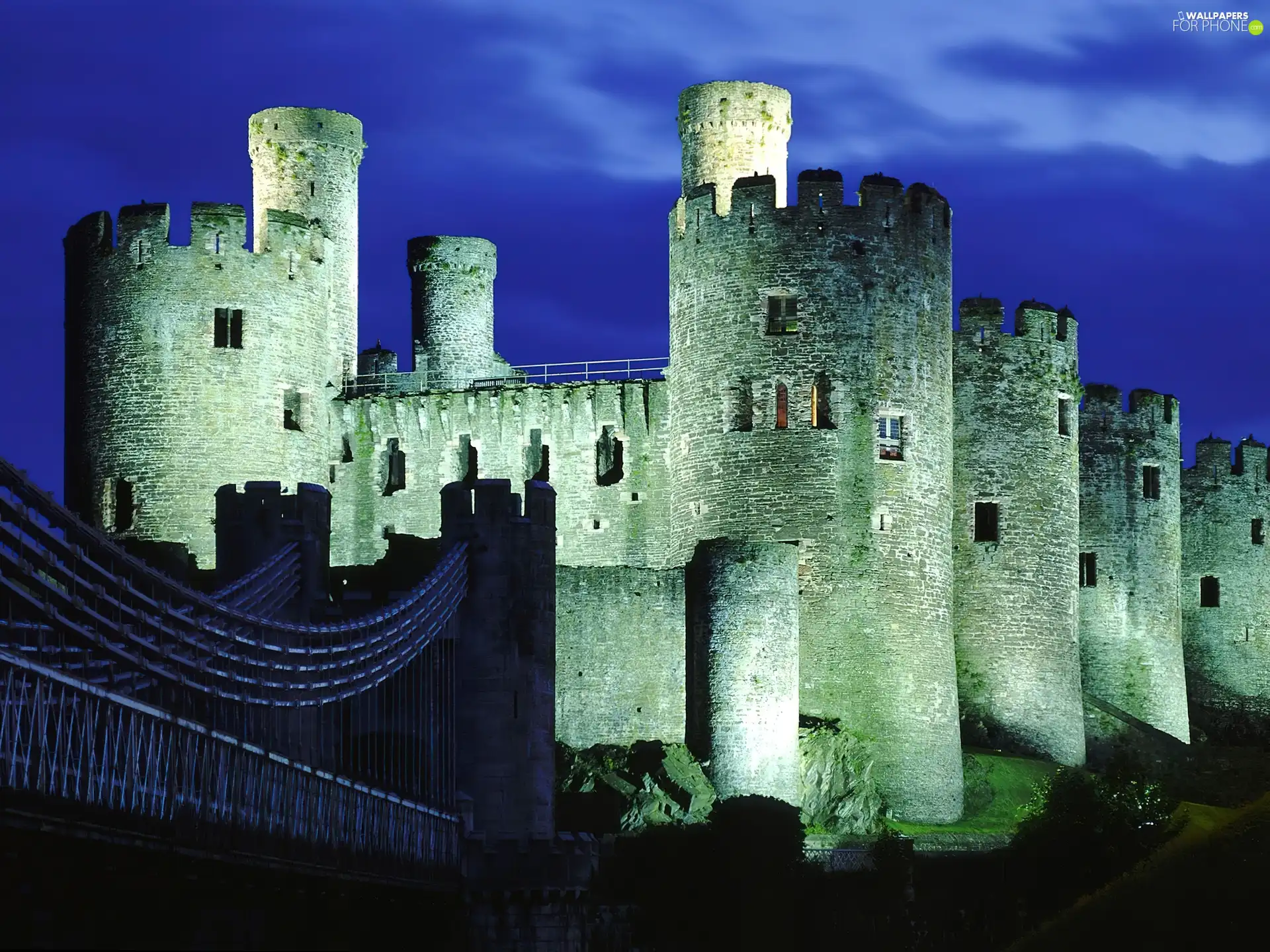 great, Britain, Conwy, Gwynedd, Castle