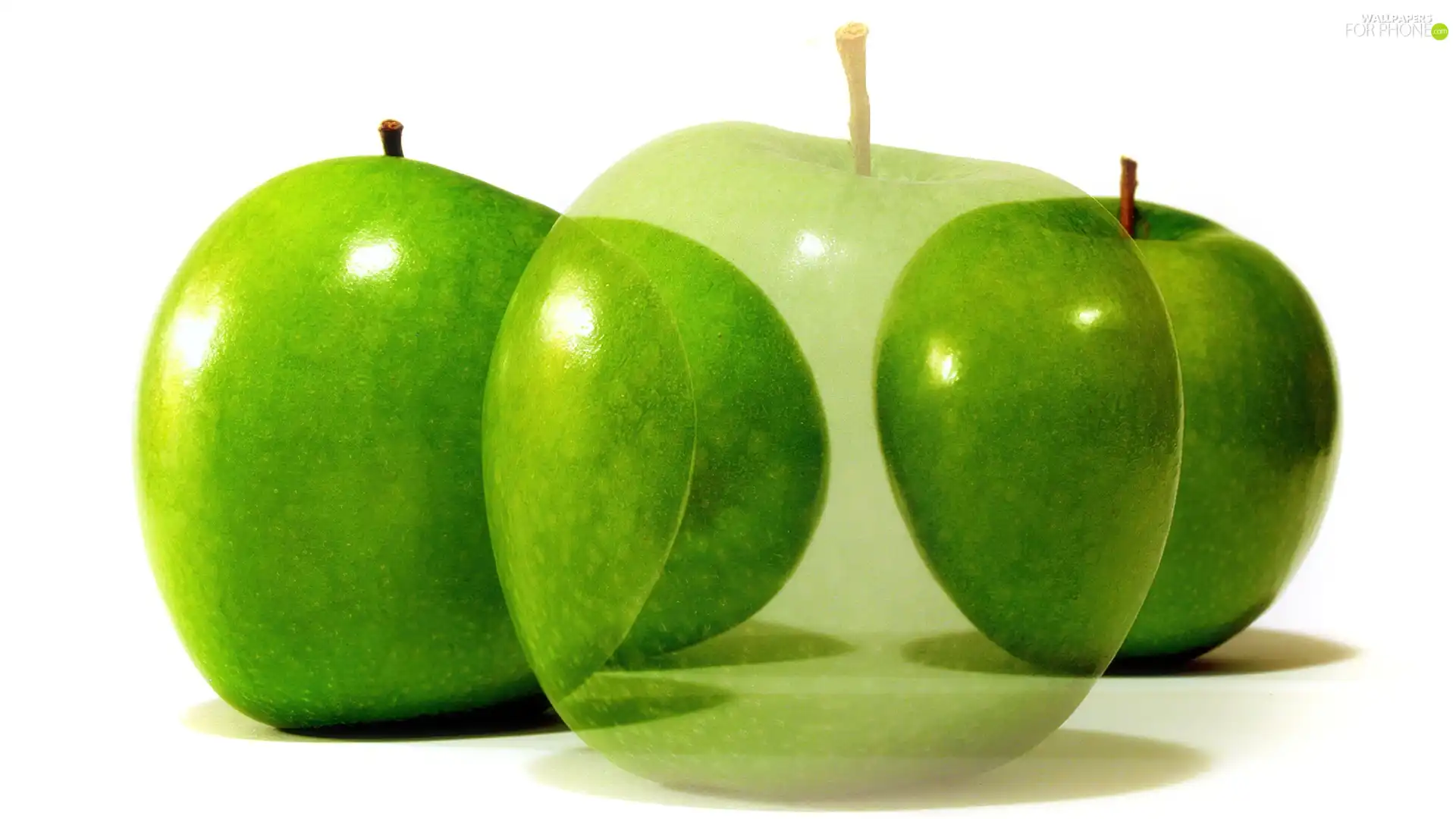 green ones, apples