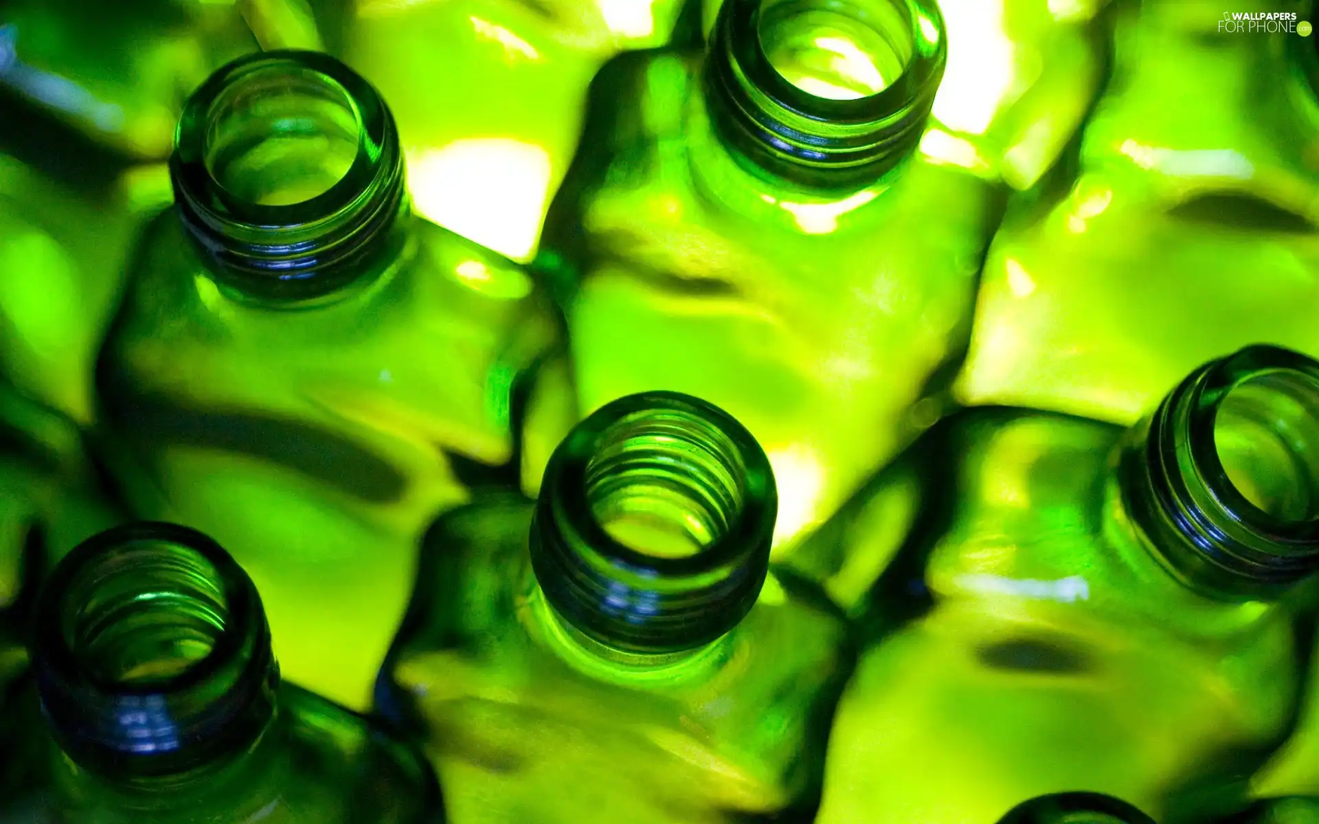 green ones, Bottles