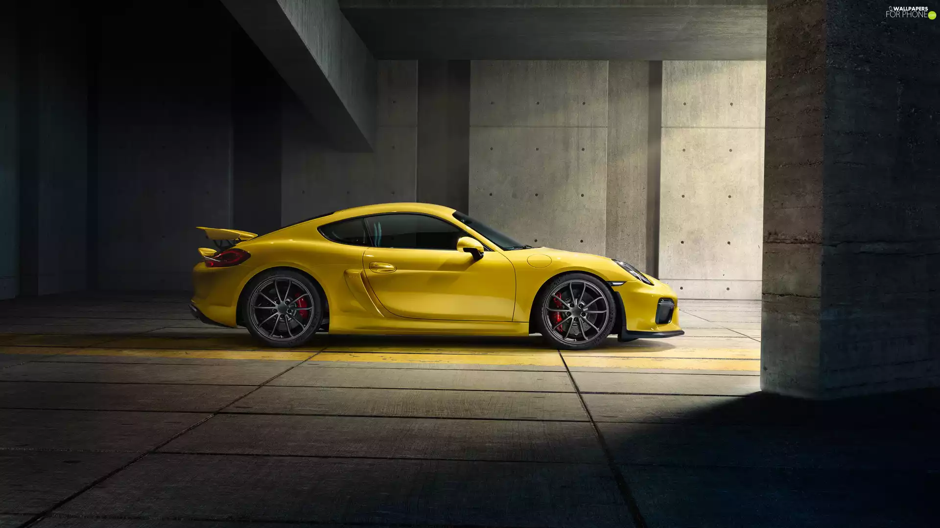 Yellow, Porsche Cayman GT4