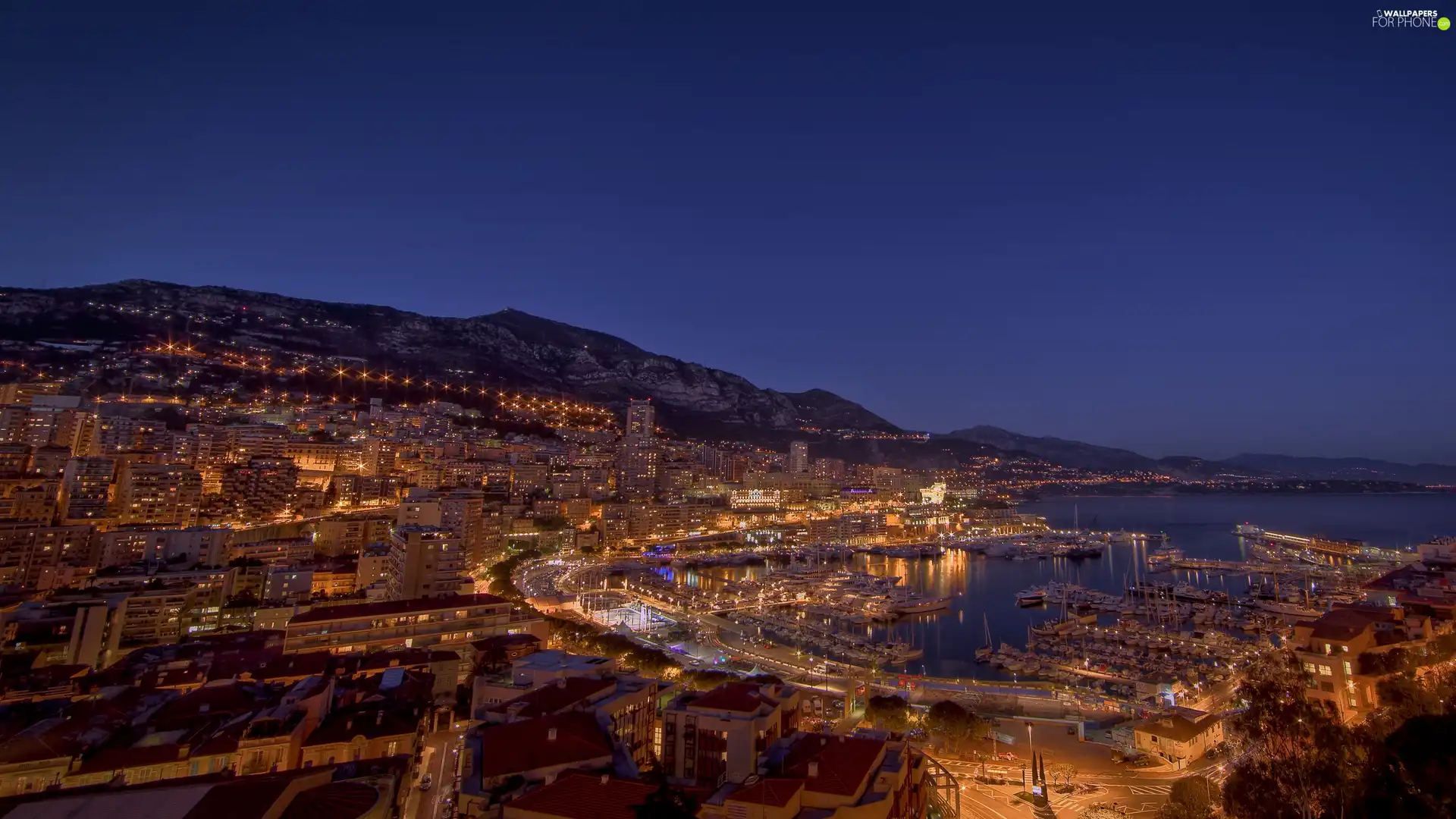 Gulf, illuminated, Town