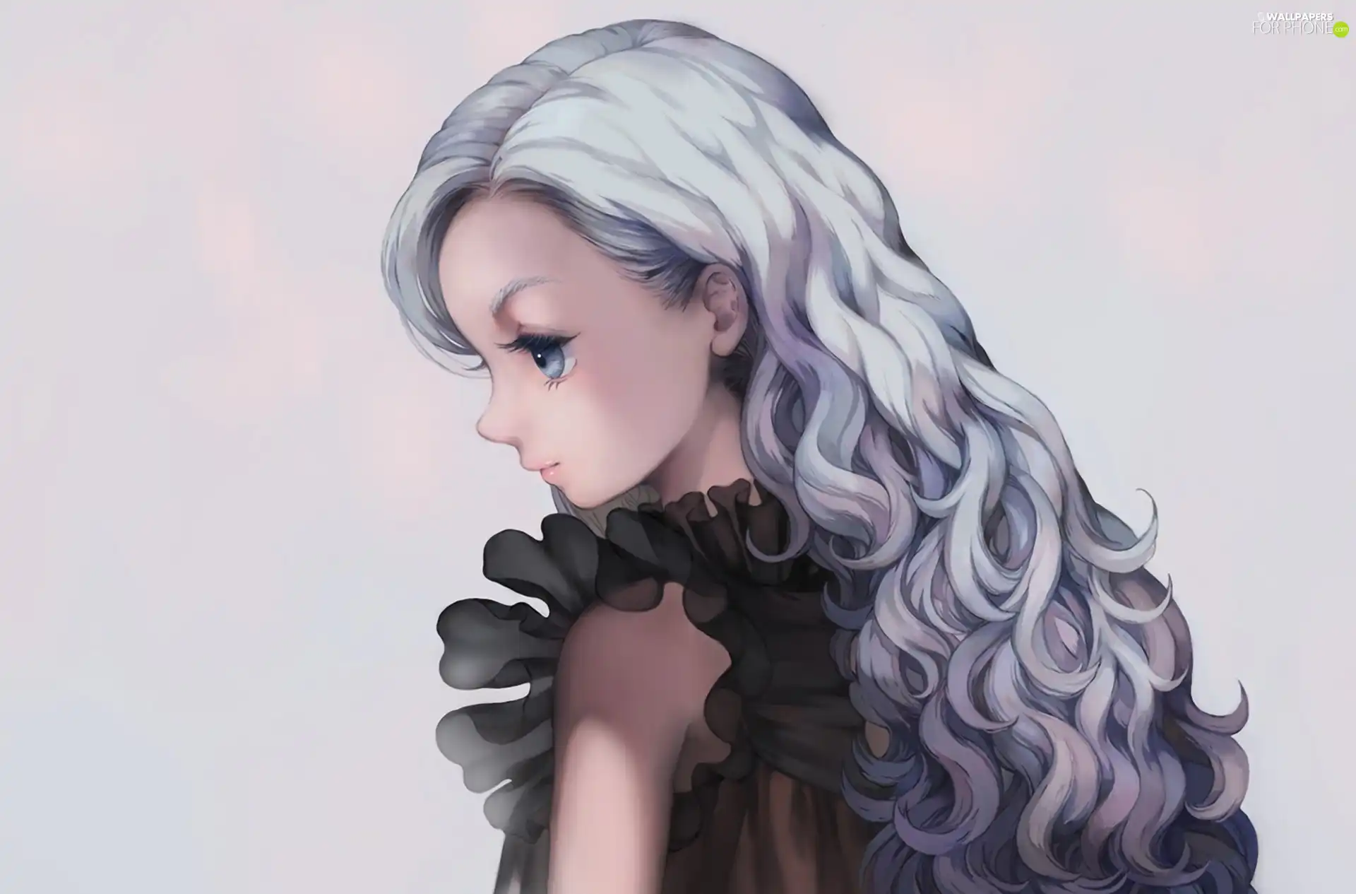 Hair, girl, Bright