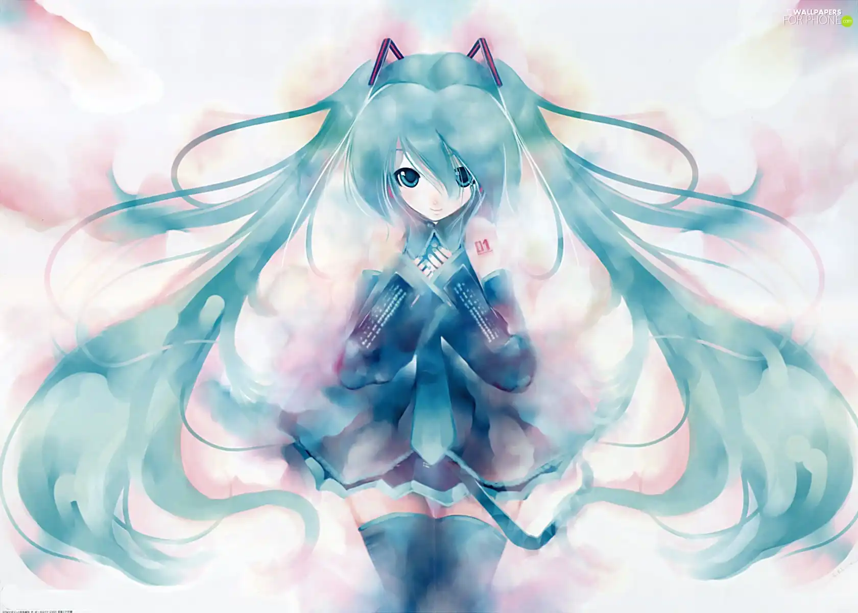 Miku, Hair