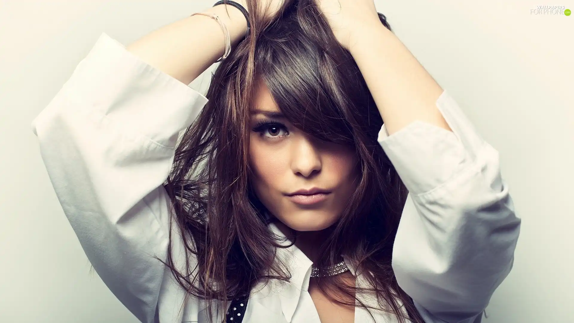 Women, beauty, Hair, face