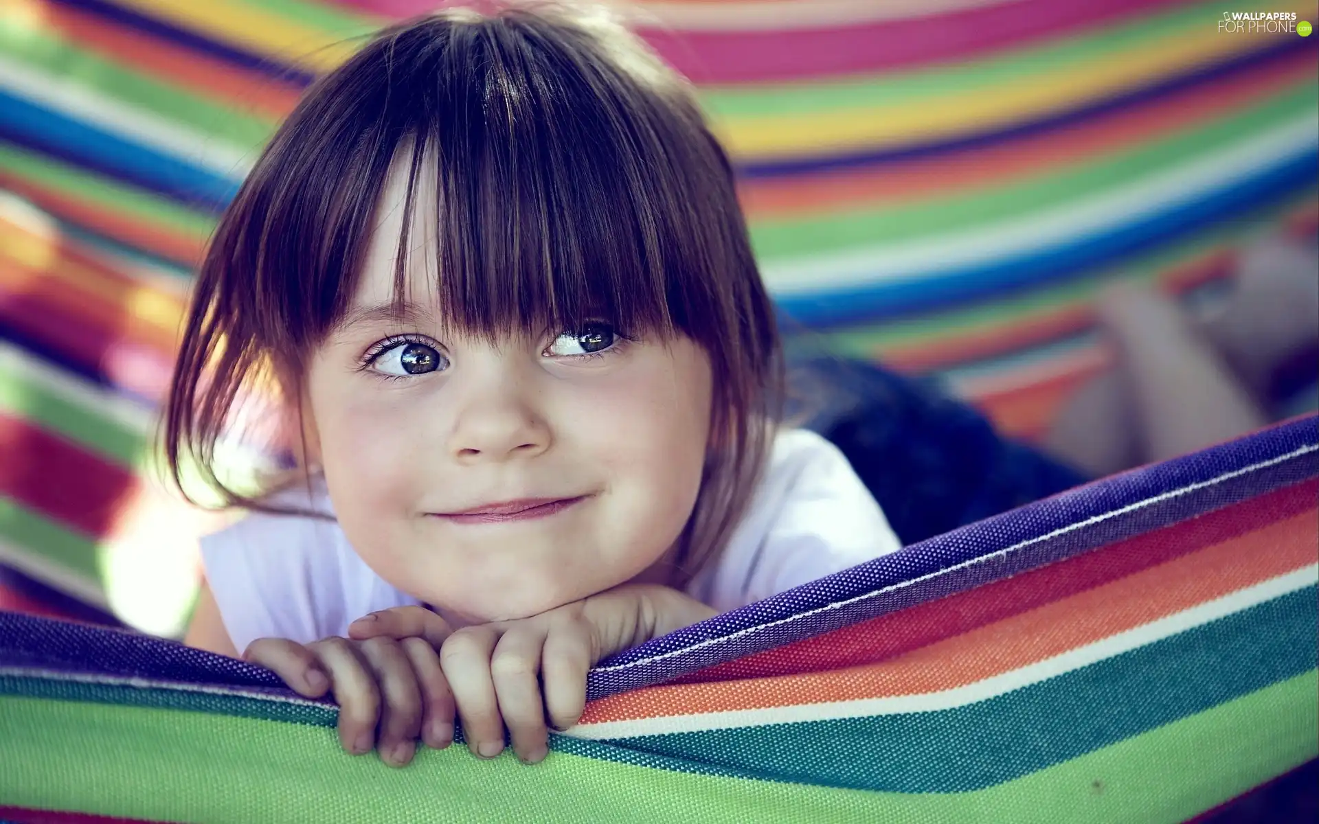 Hammock, girl, color