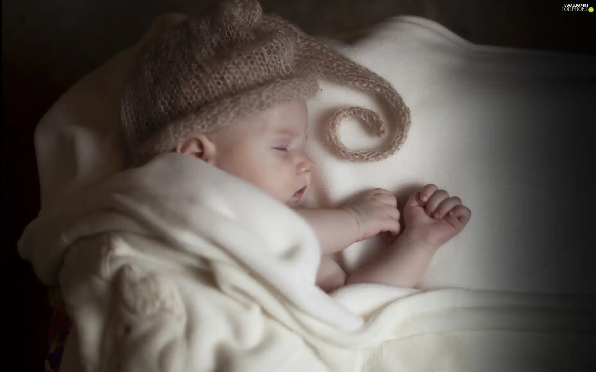 Hat, Sleeping, Baby