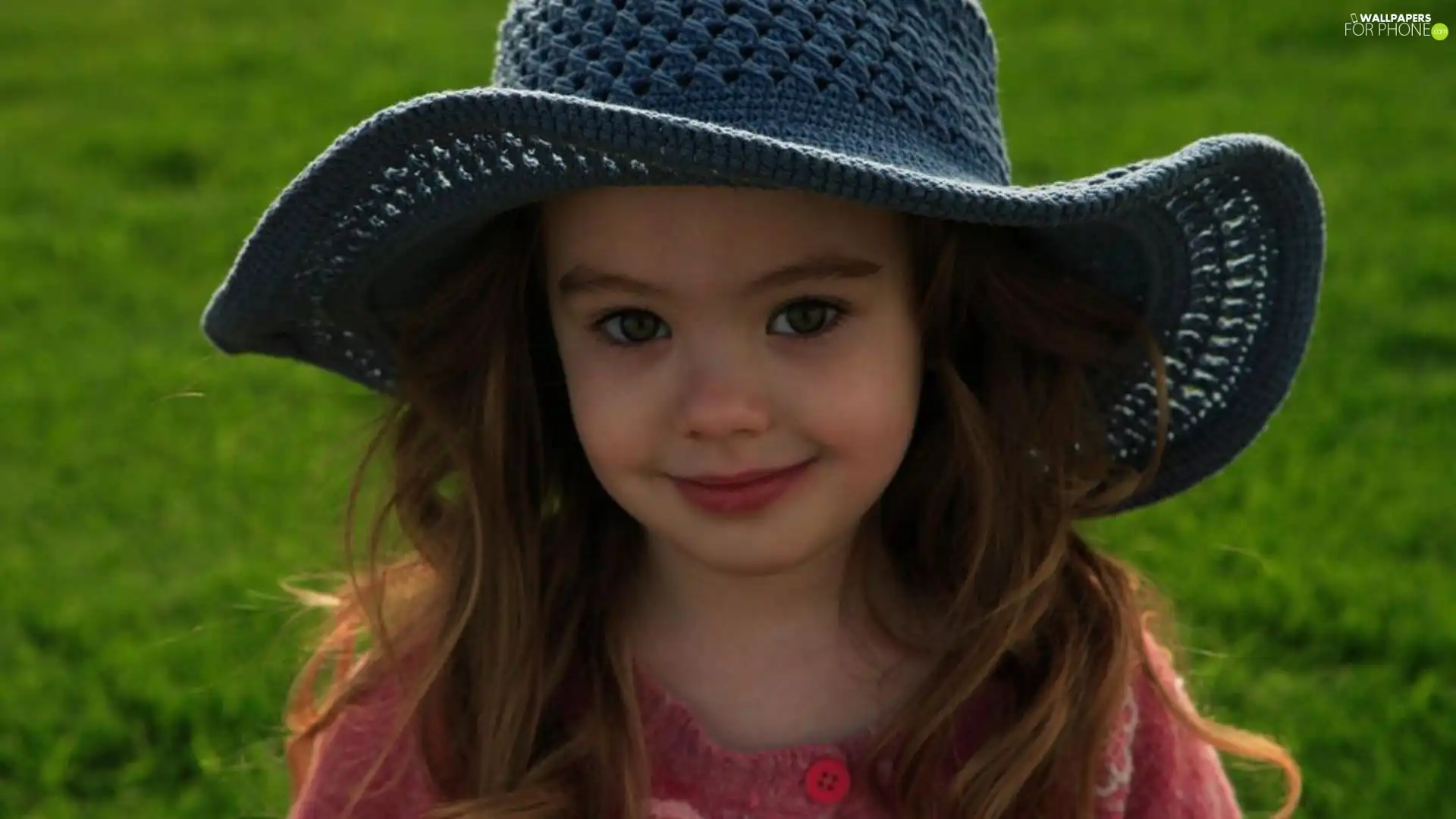 Hat, girl, blue