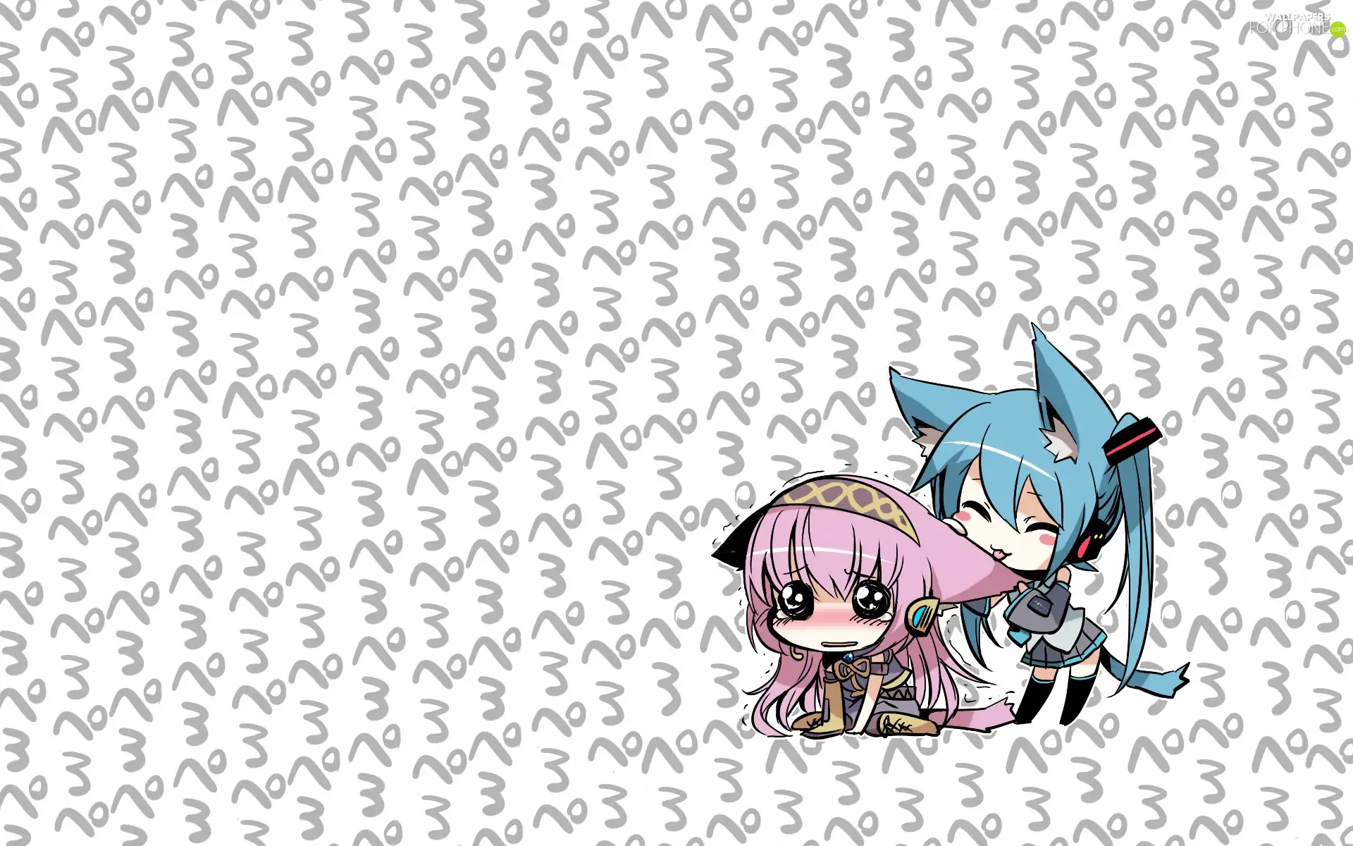 Megurine Luka, Chibi, Hatsune Miku