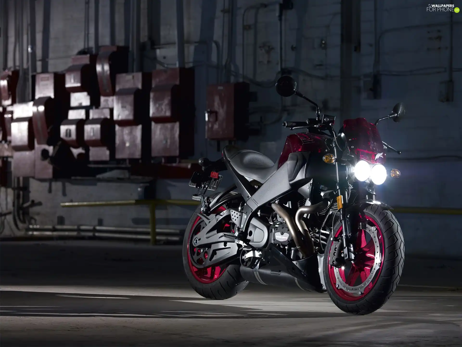 Buell Lightning XB12S, headlights