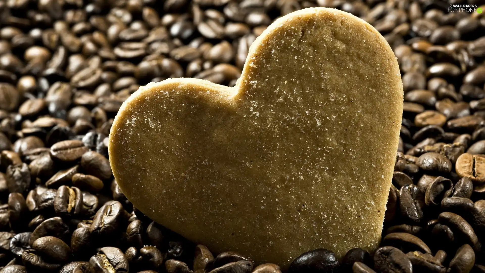 coffee, cake, Heart teddybear, grains