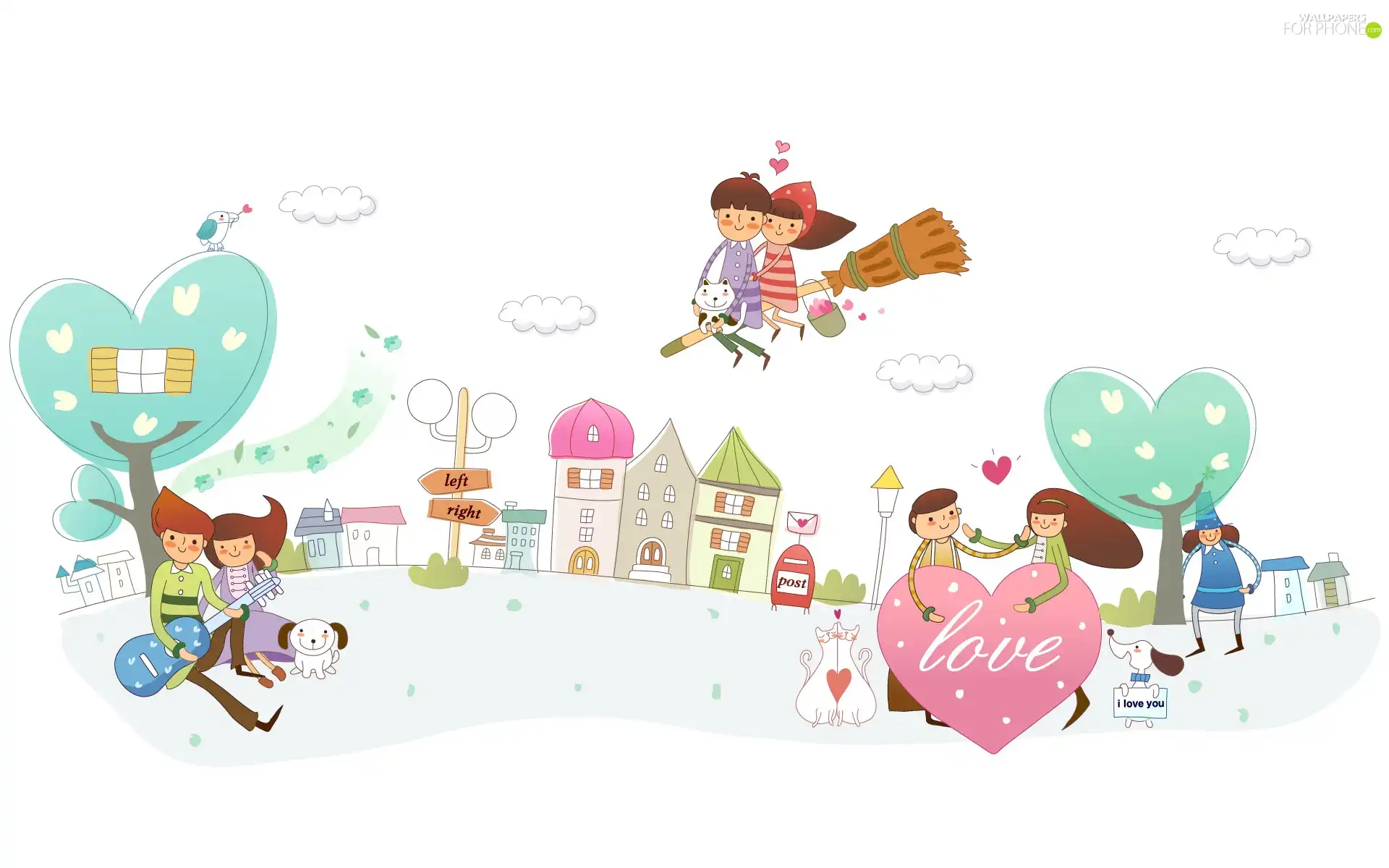 heart, land, love