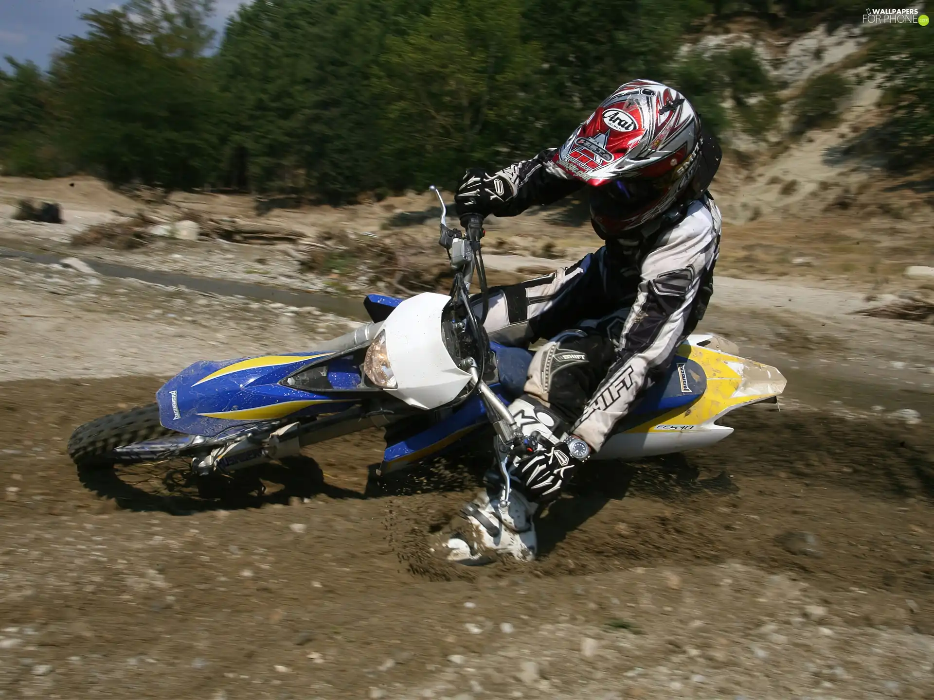 Arai, Husaberg FE570, helmet