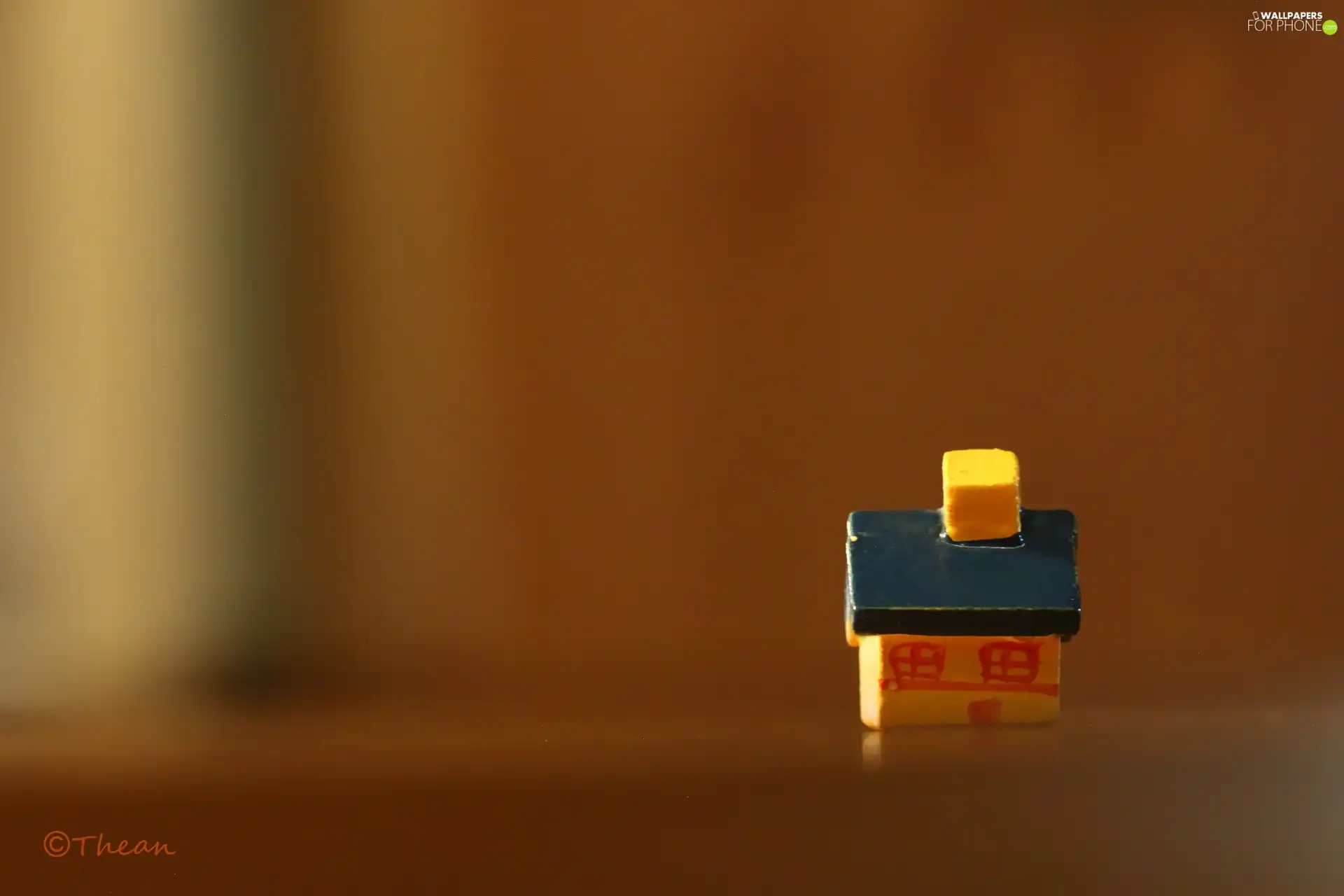 Home, decoration, Yellow, wooden, small