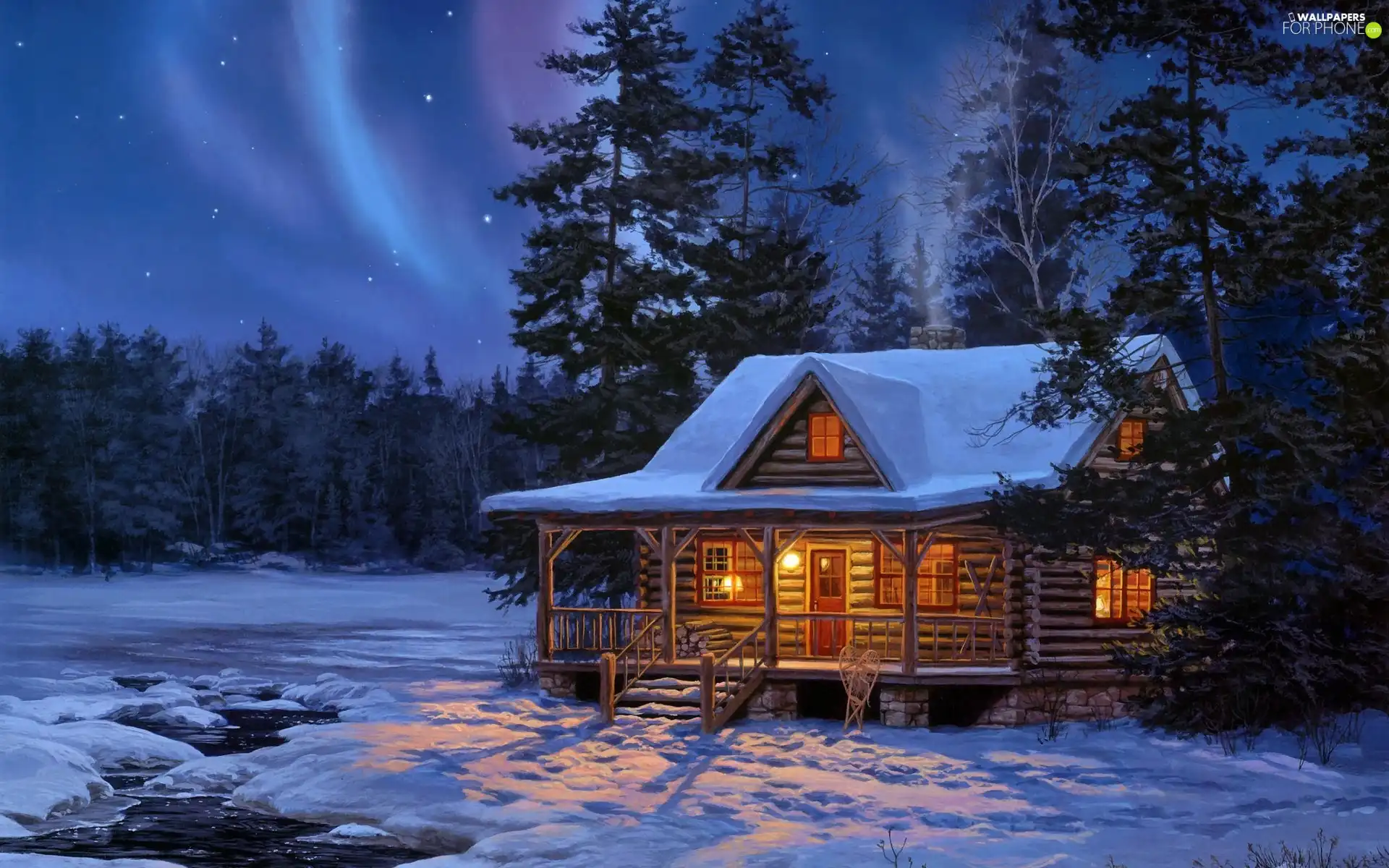 Home, picture, winter