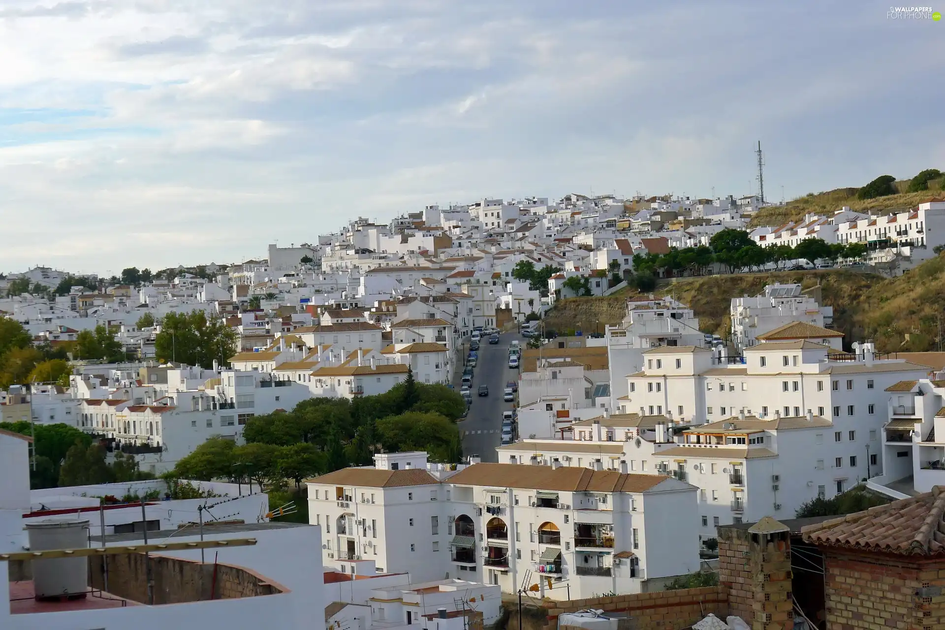 Andalucia, White, Houses, Spain