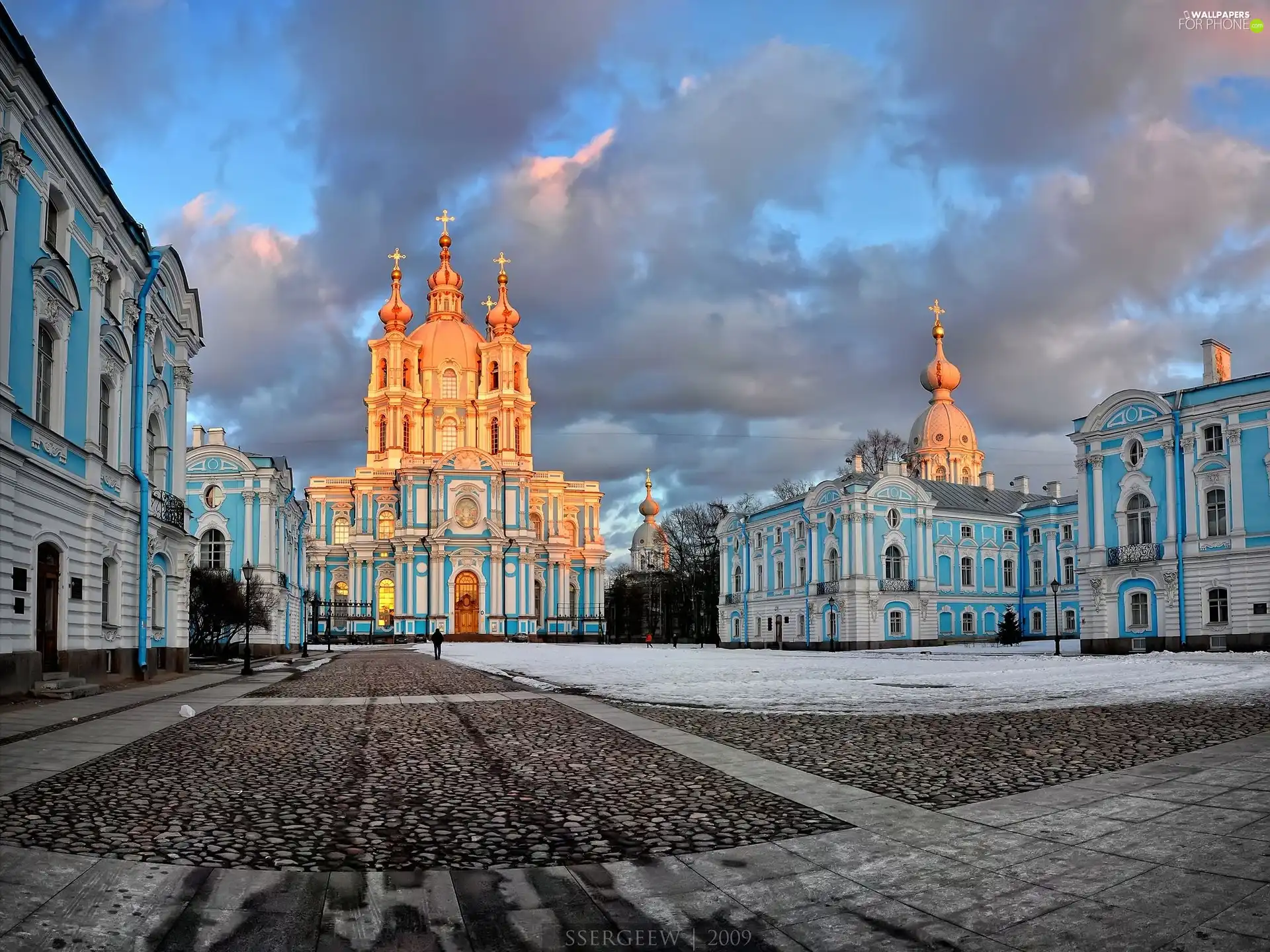 old town, Church, Houses