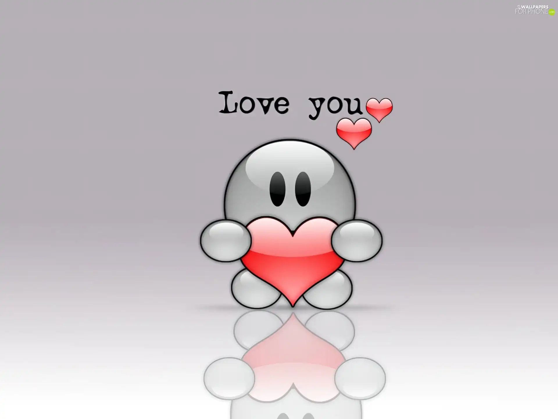 I love, you