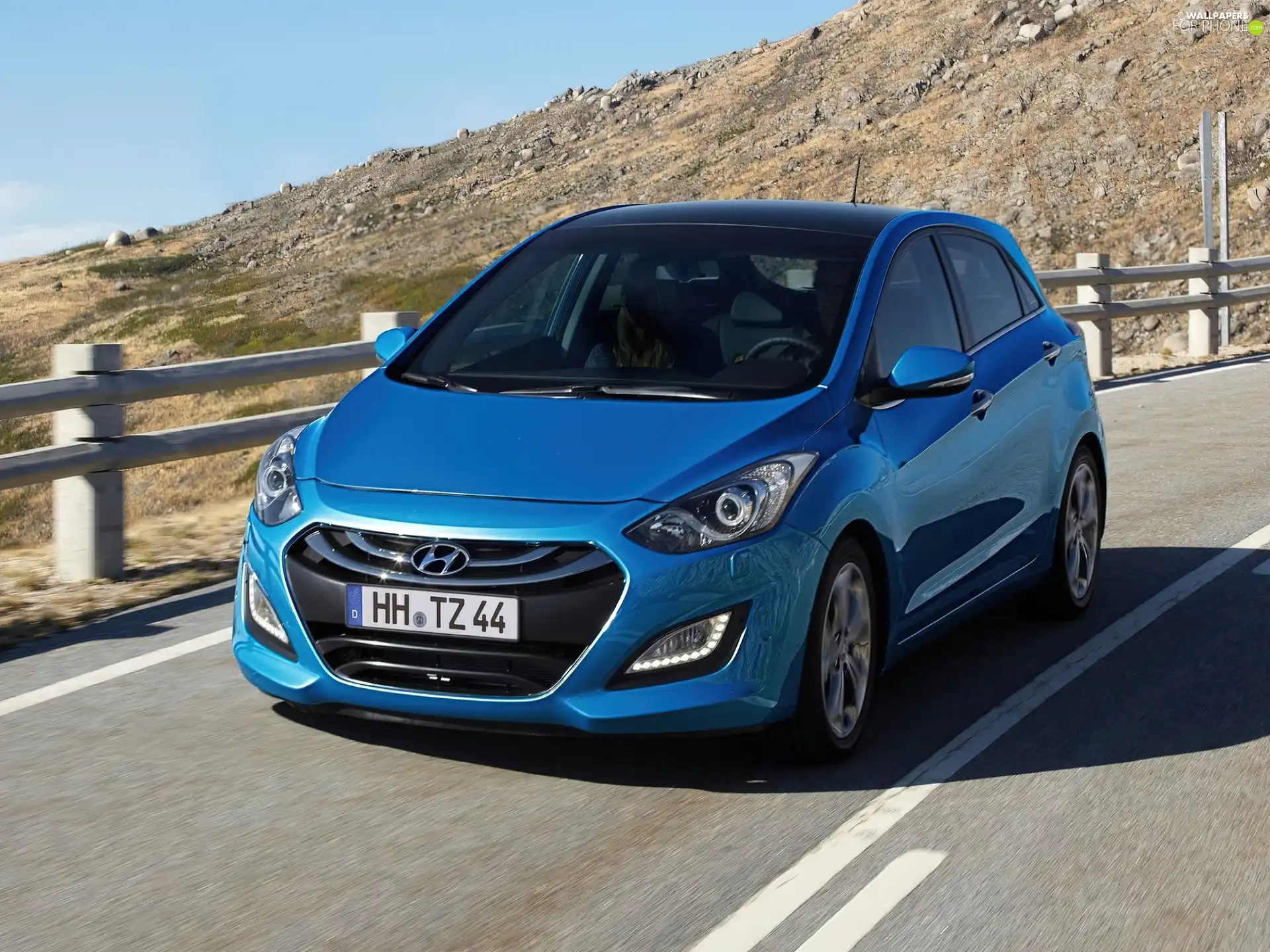 blue, Hyundai i30