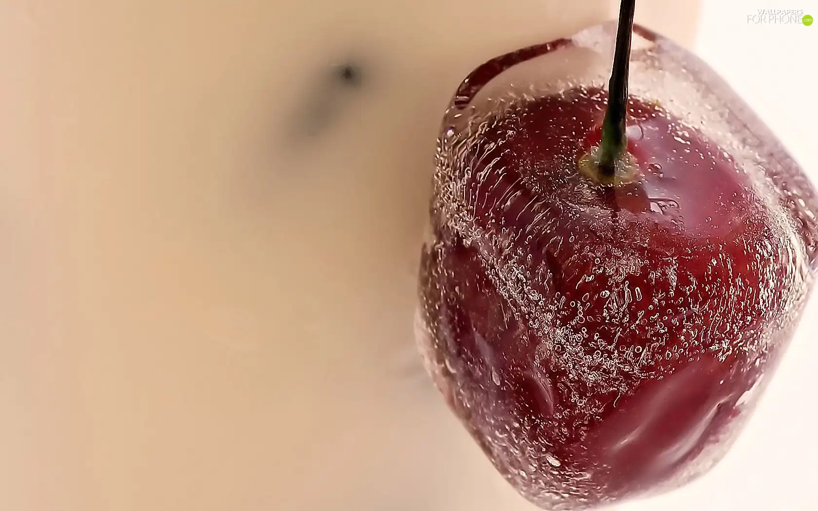 Icecream, fruit, cherry