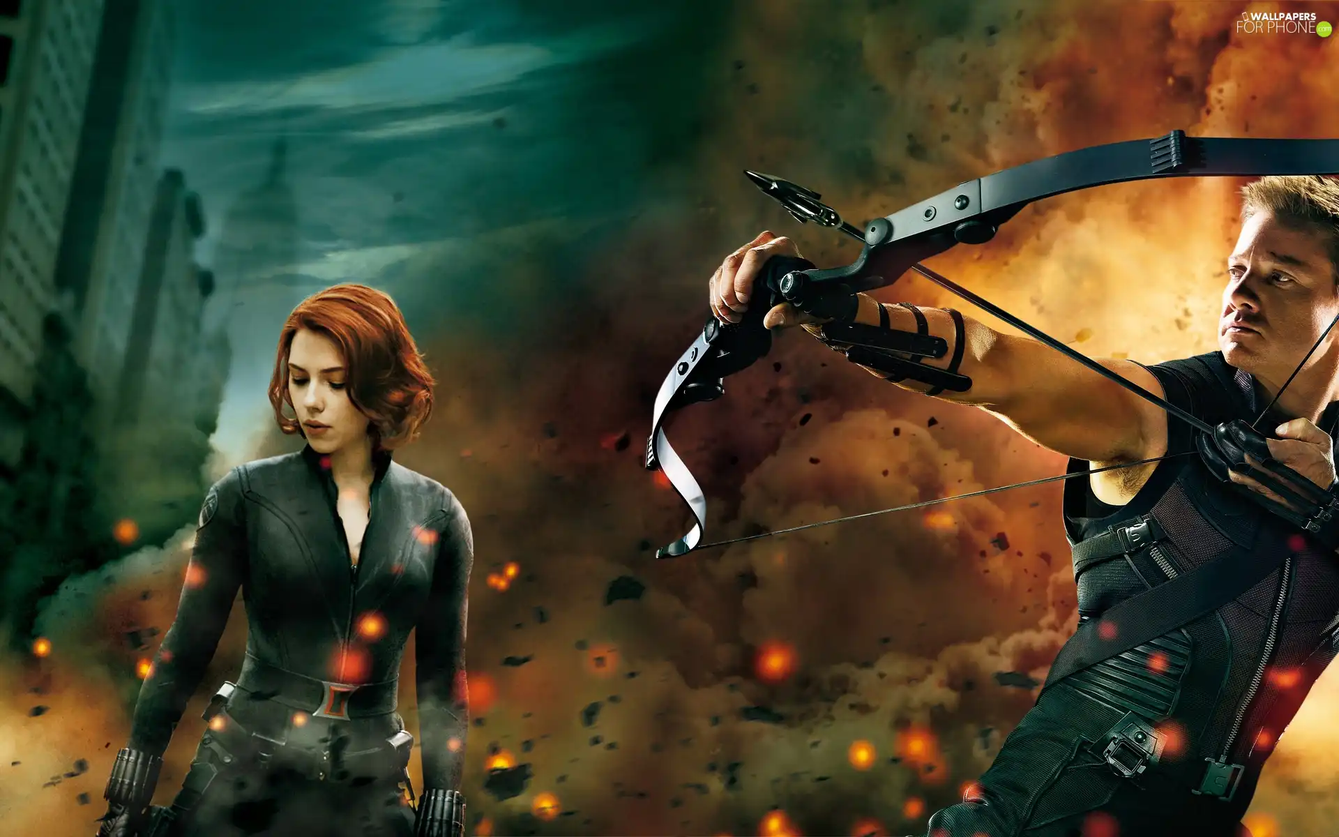 Avengers, Scarlett Johansson, Jeremy Renner, Heroes