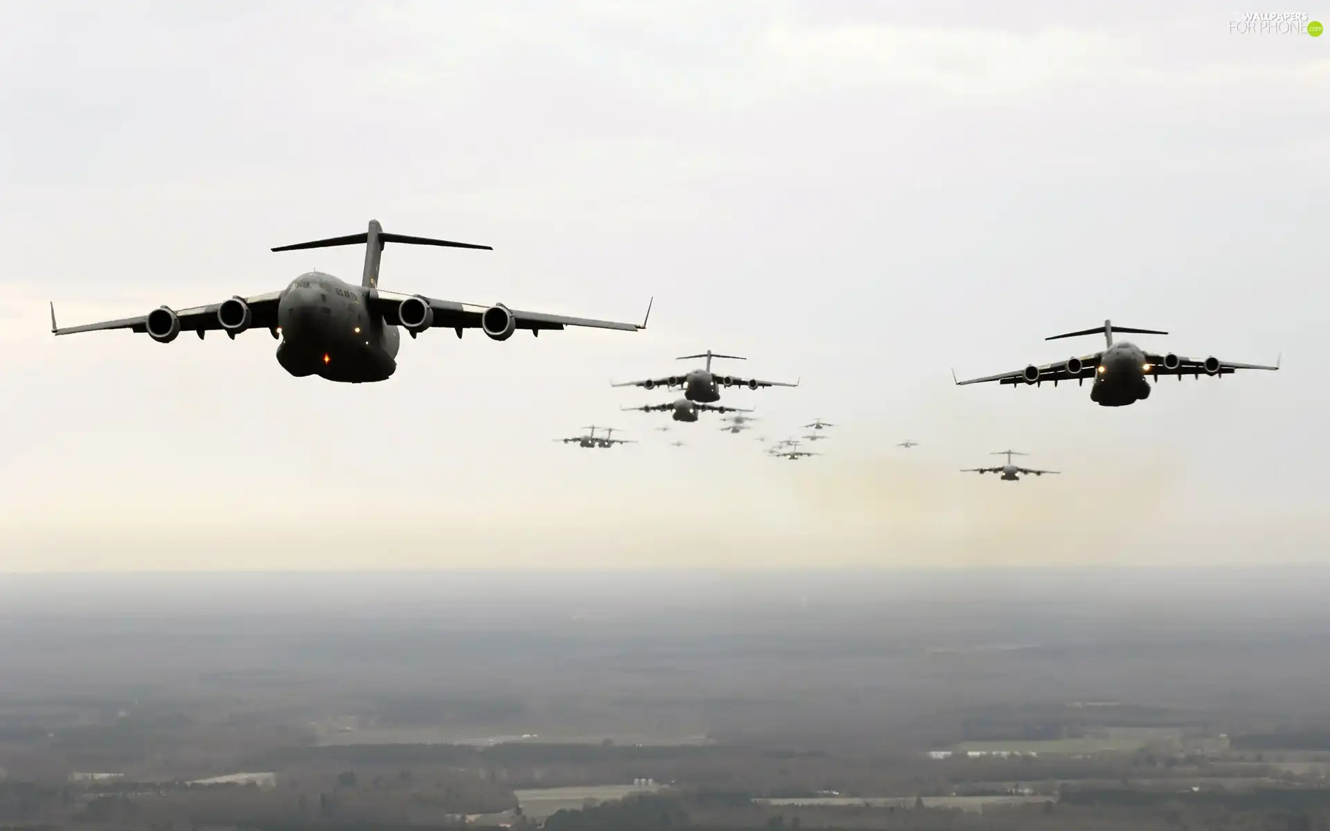 flight, C-17 Globemaster III, jets