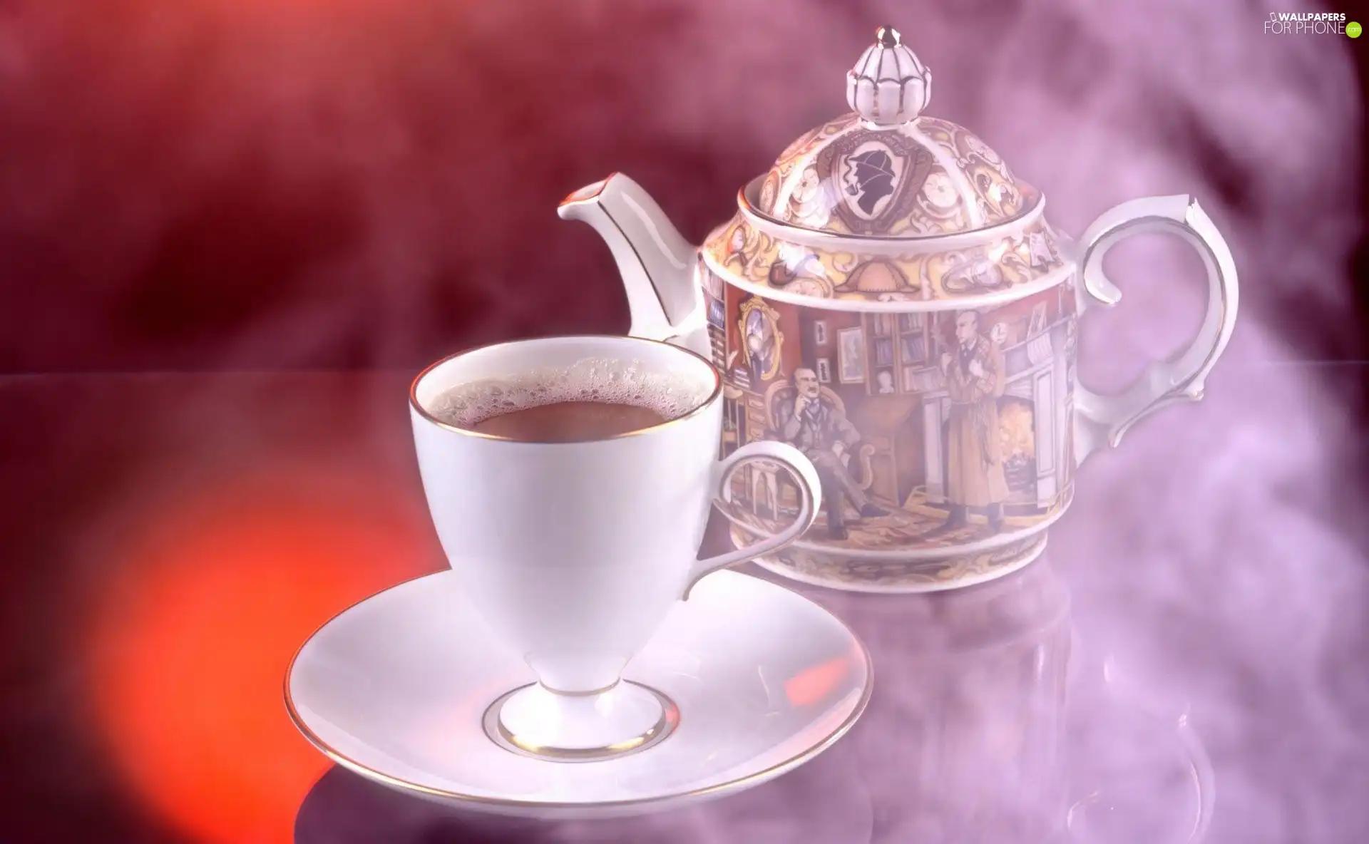 jug, tea, cup