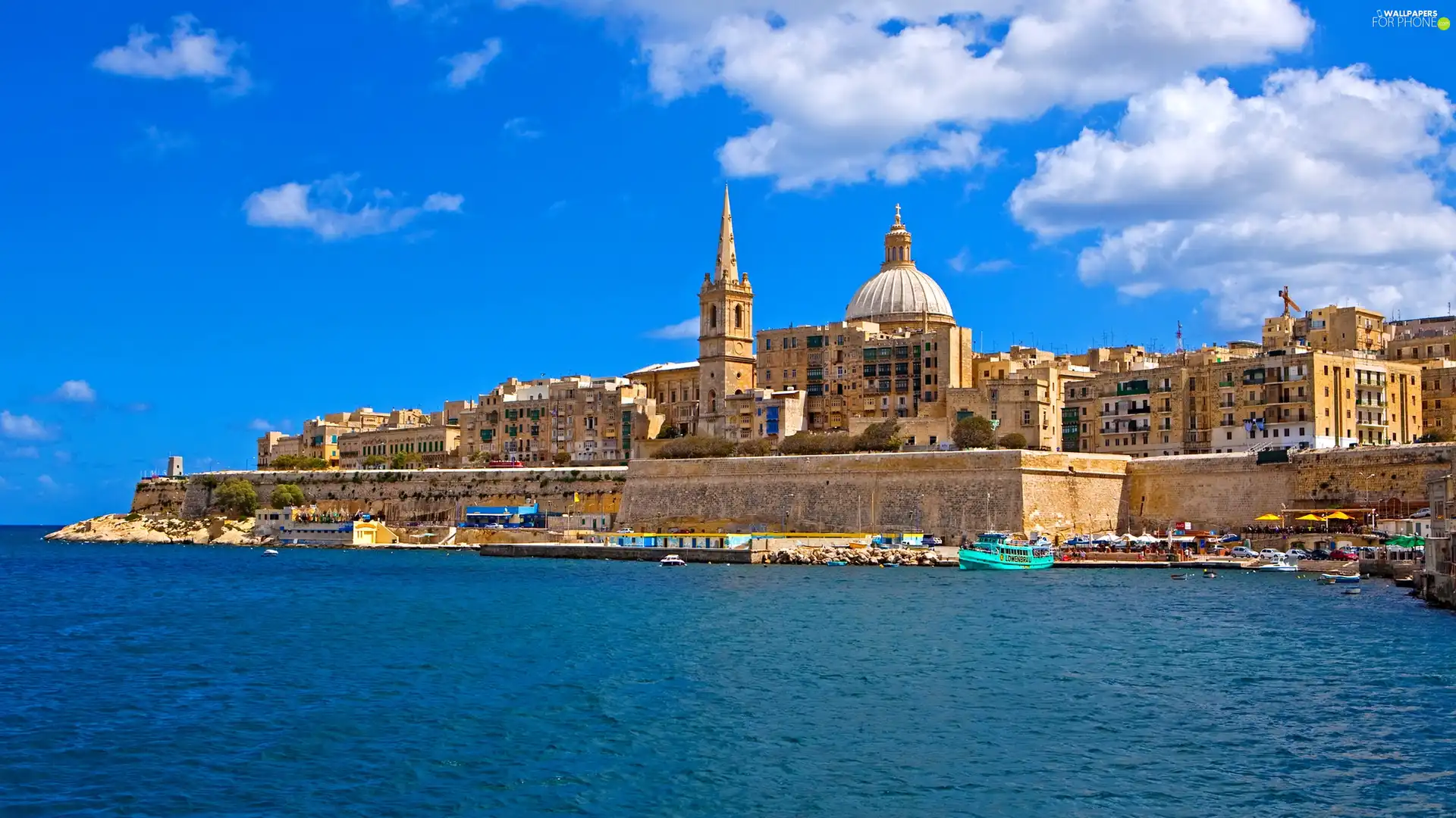 sea, Malta, La Valletta