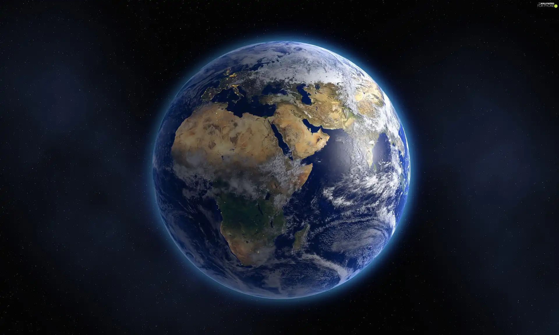 Planet, Universe, Globe, land
