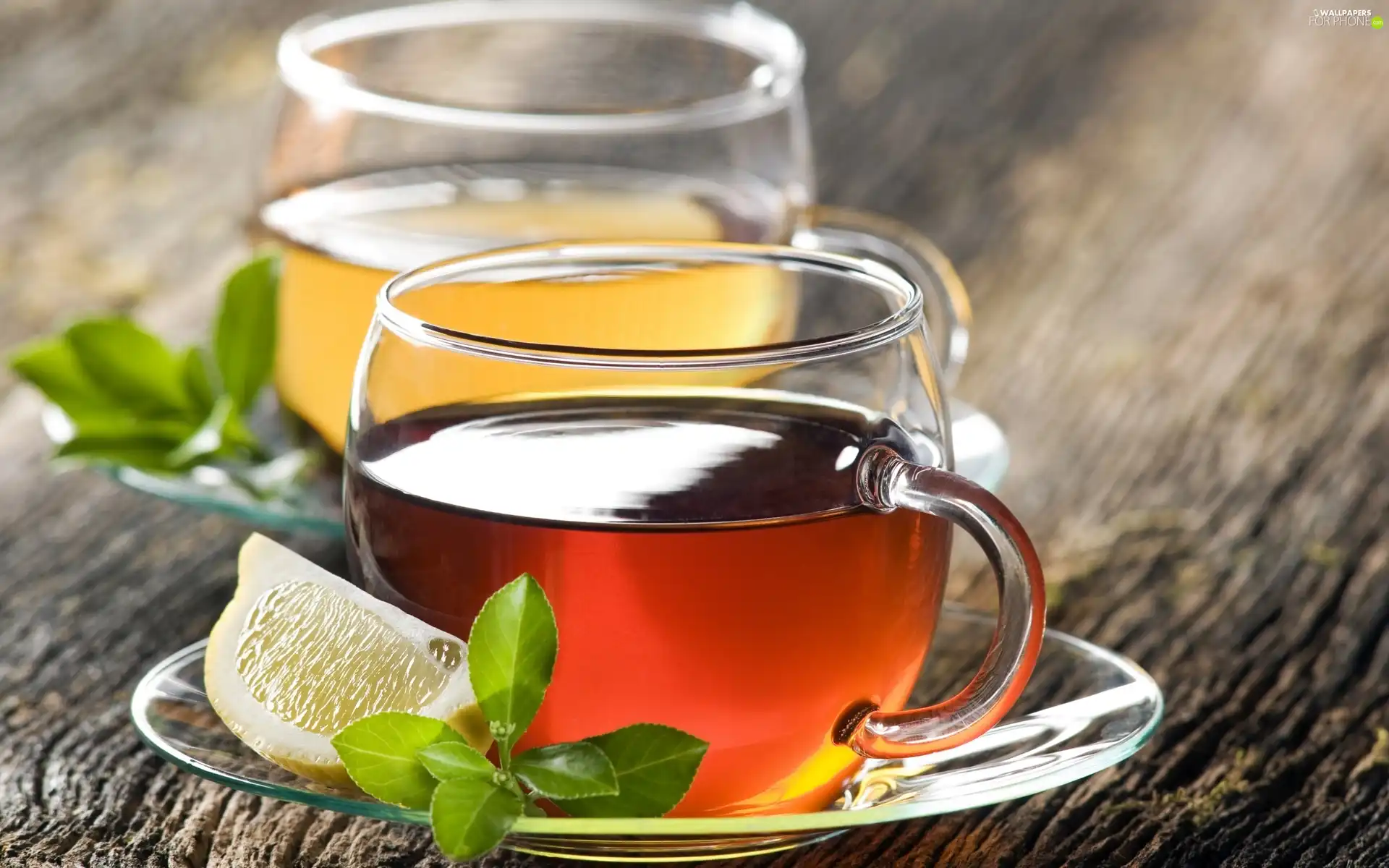 lemons, leaves, multi fruit, quarter, Teas