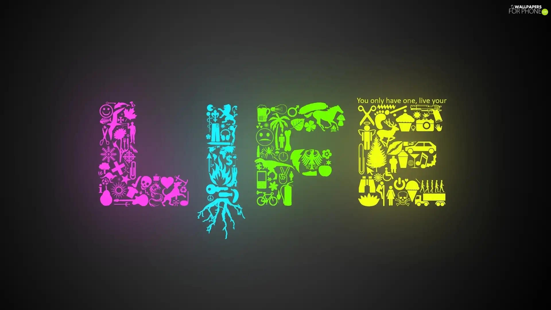 text, Life