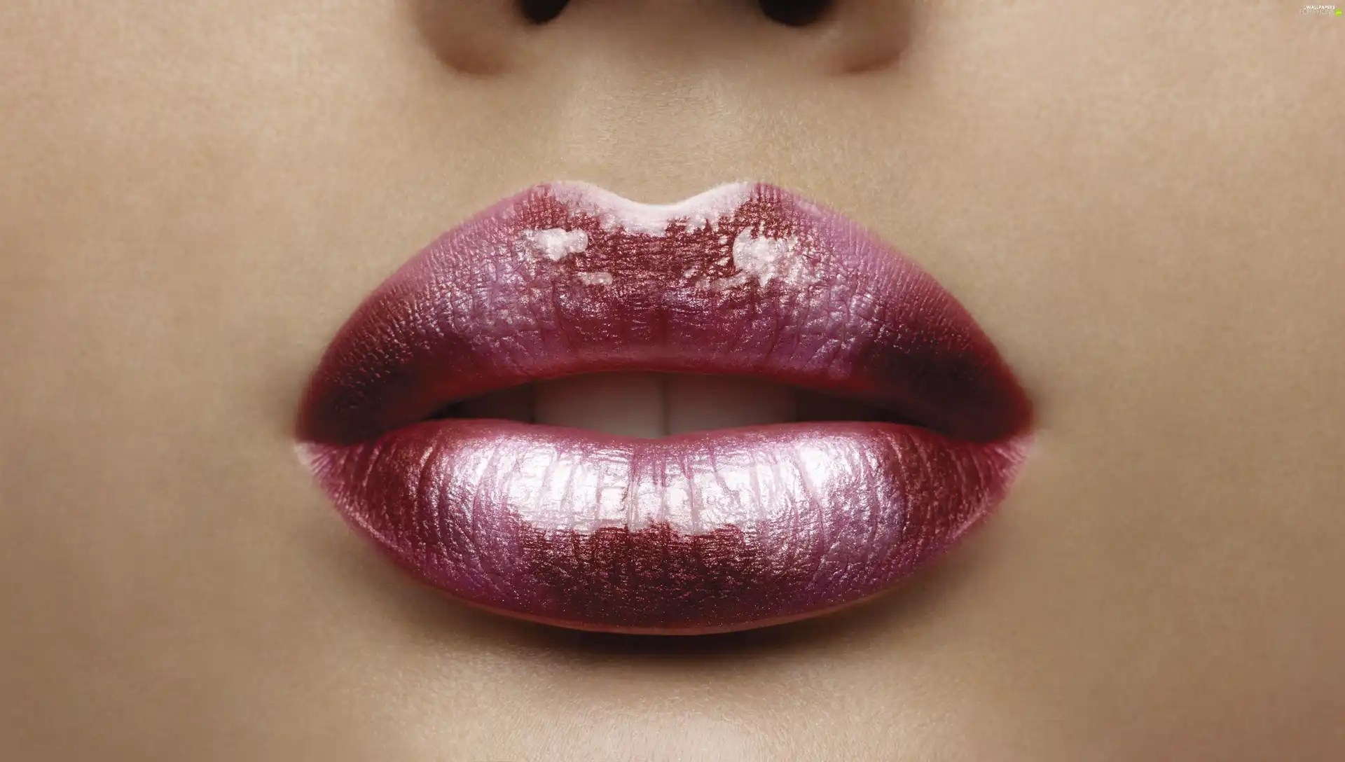 lips, Women, painted