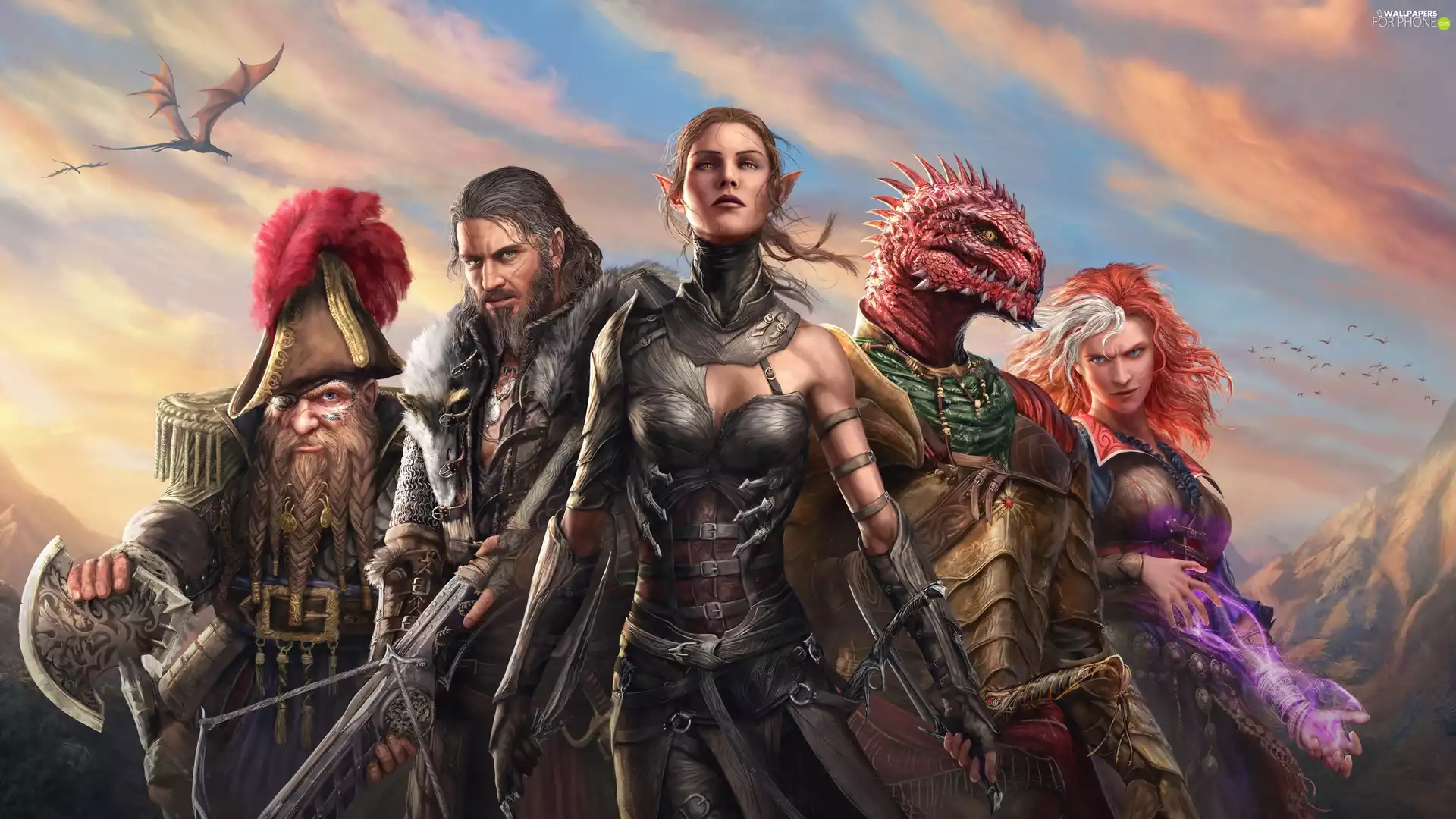 Ifan Ben-Mezd, Characters, Red Prince - Lizardman, Beast - Marcus Miles, Divinity Original Sin II, Sebille, Lohse